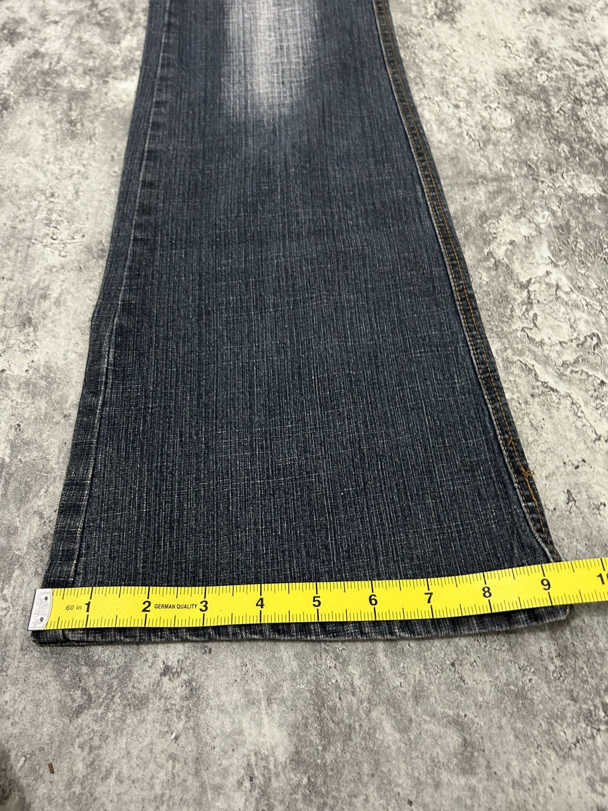 If Six Was Nine × Japanese Brand × Le Grande Bleu (L.G.B.) Turn Right Black Wash Flare Pants Size US 28 / EU 44 - 18 Thumbnail