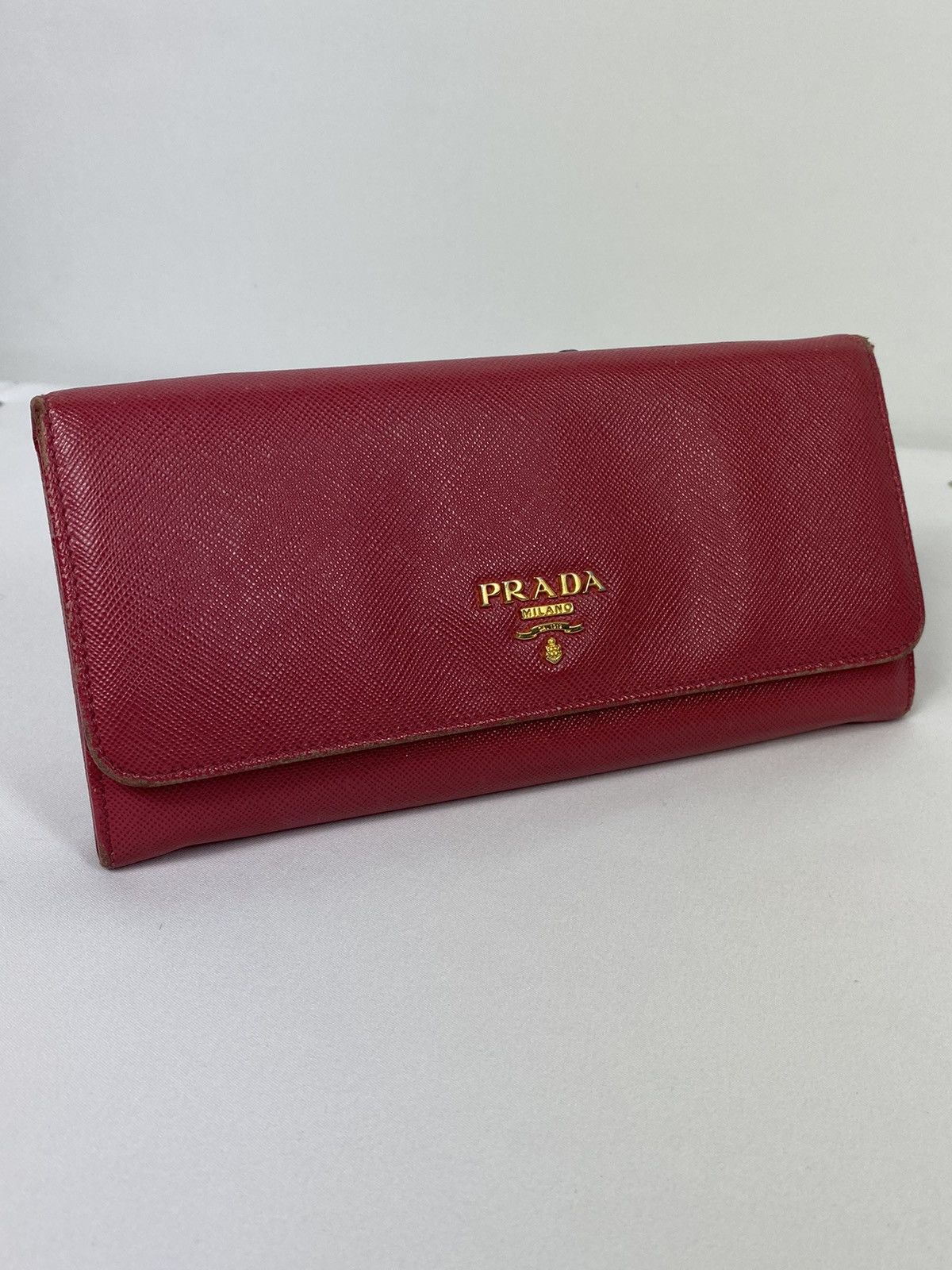 Prada Prada Saffiano Metal Long Wallet Size ONE SIZE - 1 Thumbnail