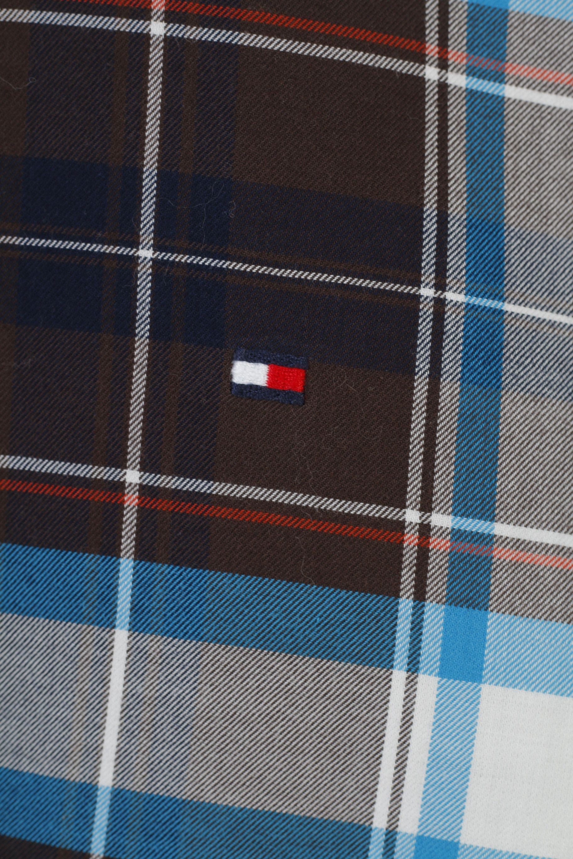 Tommy Hilfiger Tommy Hilfiger Men M Casual Shirt Navy Checkered Custom 4201 Size US M / EU 48-50 / 2 - 5 Thumbnail