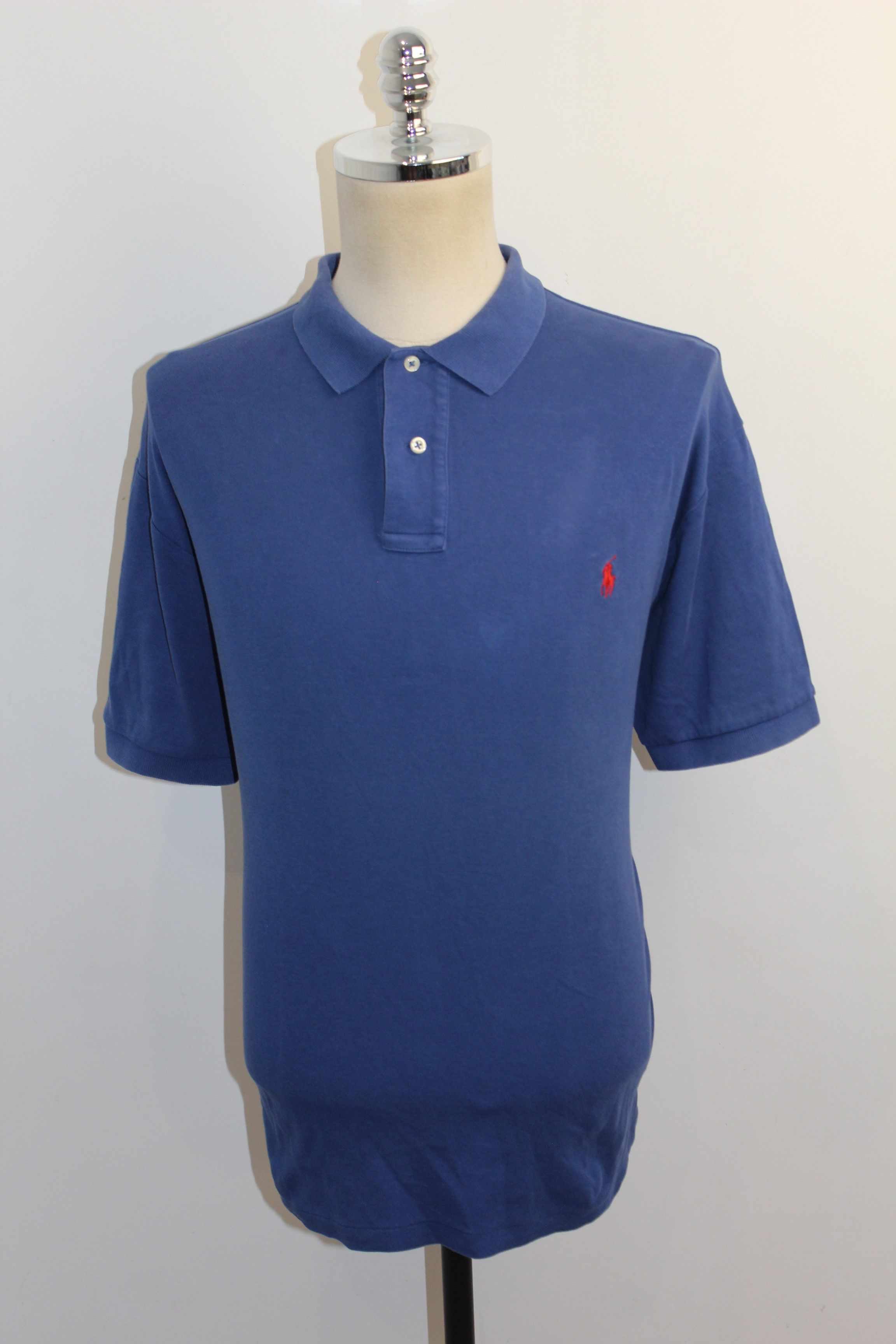 Polo Ralph Lauren RALPH LAUREN Short Sleeve Blue Polo Shirt Size US XXL / EU 58 / 5 - 2 Thumbnail