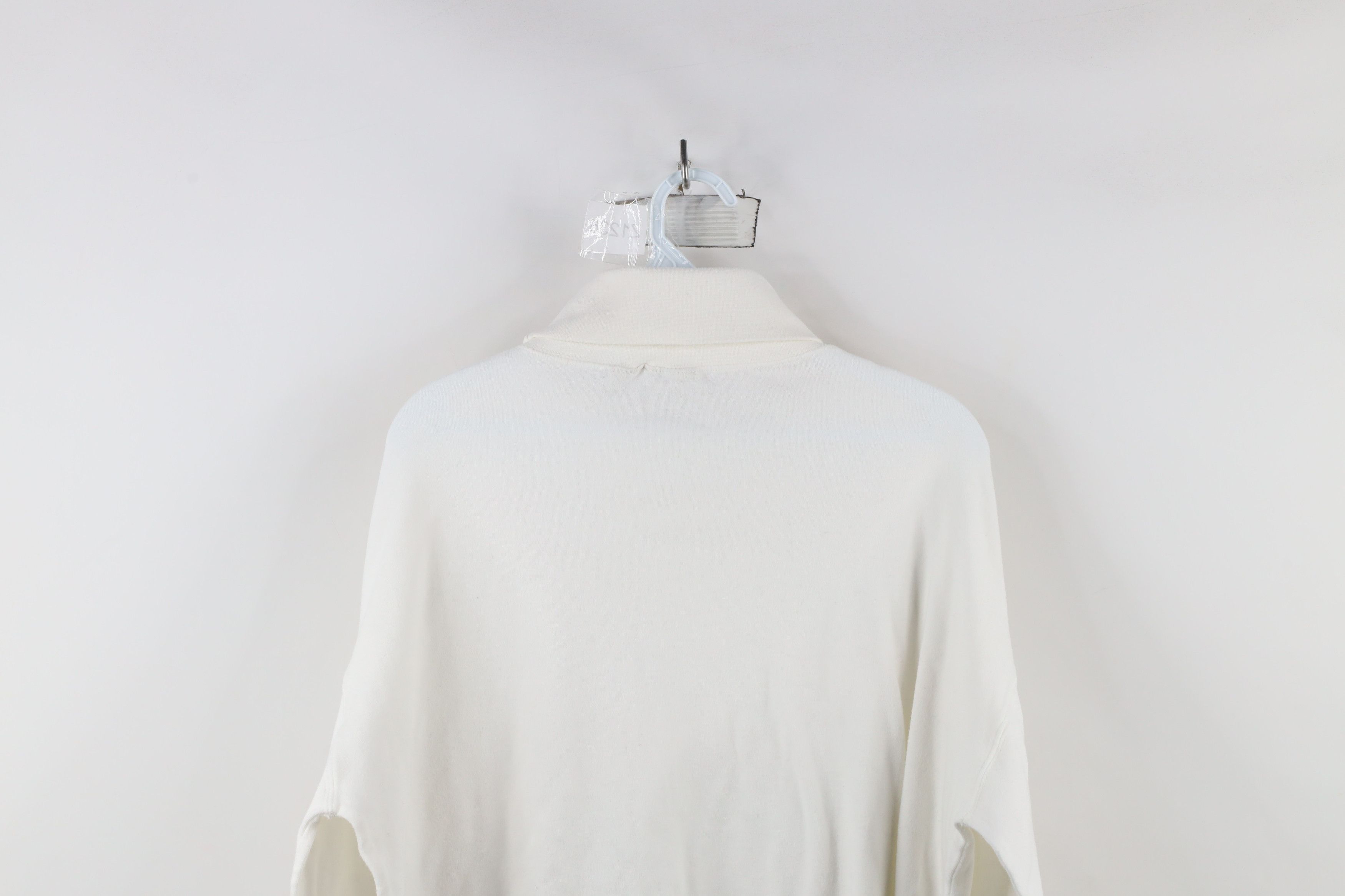 Vintage Vintage 90s Streetwear Long Sleeve Turtleneck T-Shirt White Size US L / EU 52-54 / 3 - 7 Thumbnail