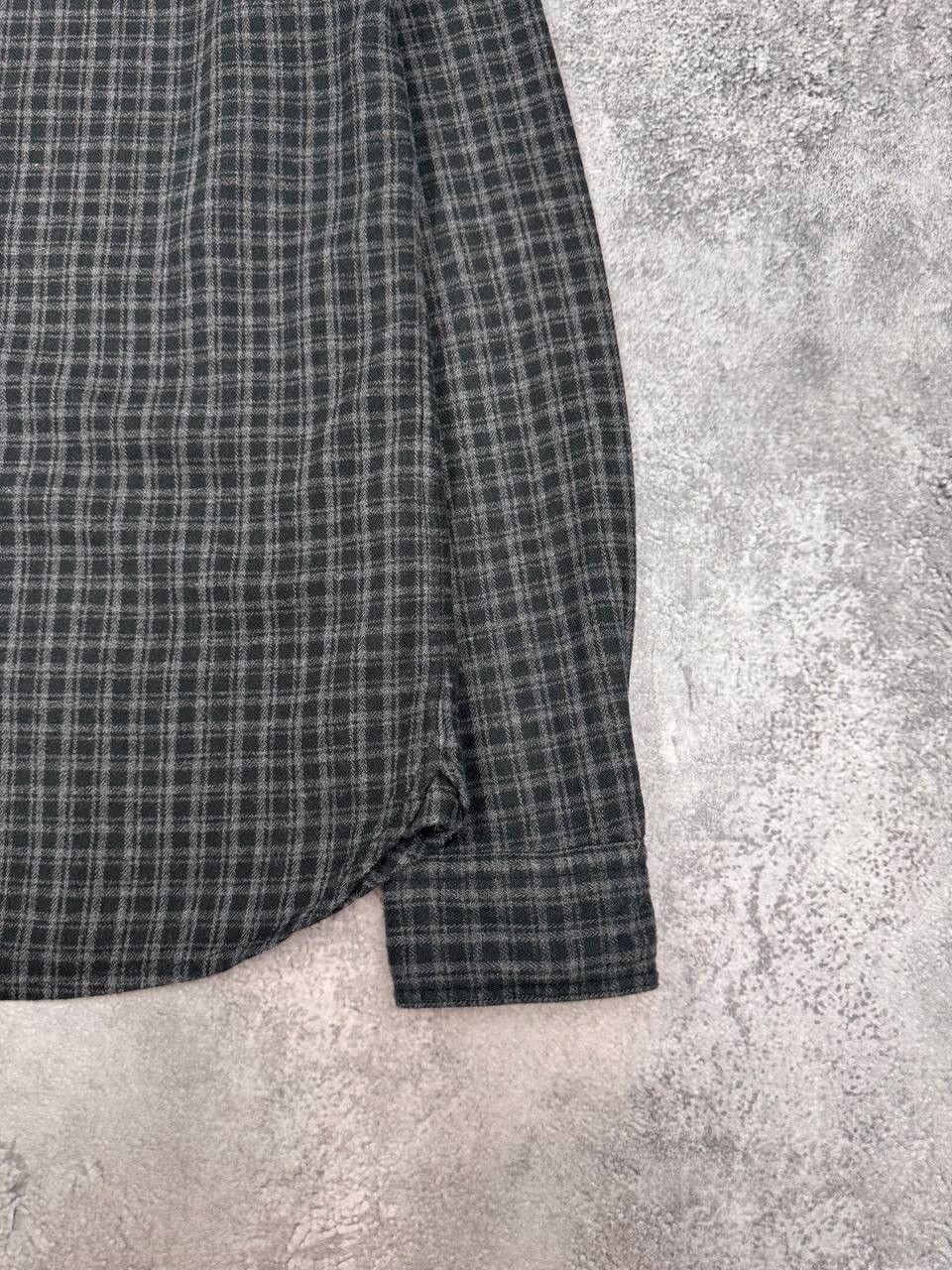 Allsaints AllSaints Men Check Button Up Shirt Grey Black Size Medium Size US M / EU 48-50 / 2 - 2 Thumbnail