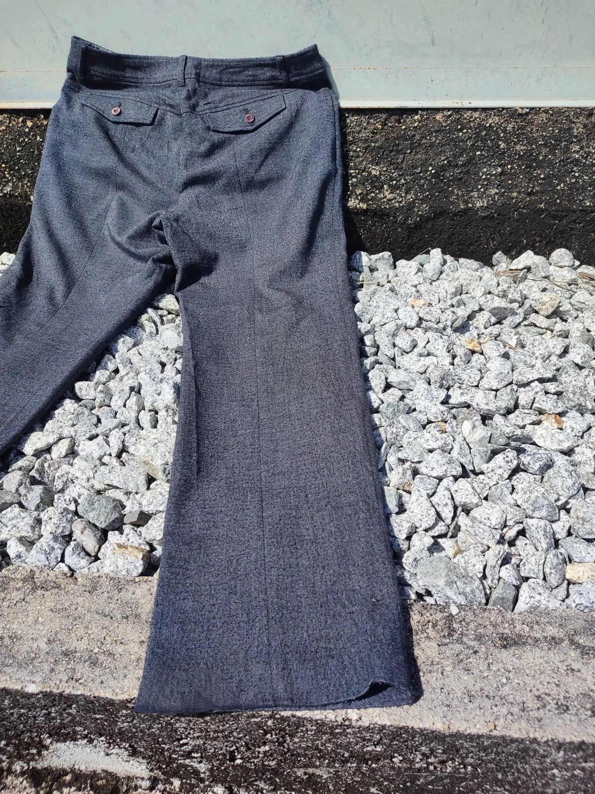 Japanese Brand × Kansai Yamamoto Mid Kansai Yamamoto Grey Houndstooth Dress Pants Size US 34 / EU 50 - 9 Thumbnail