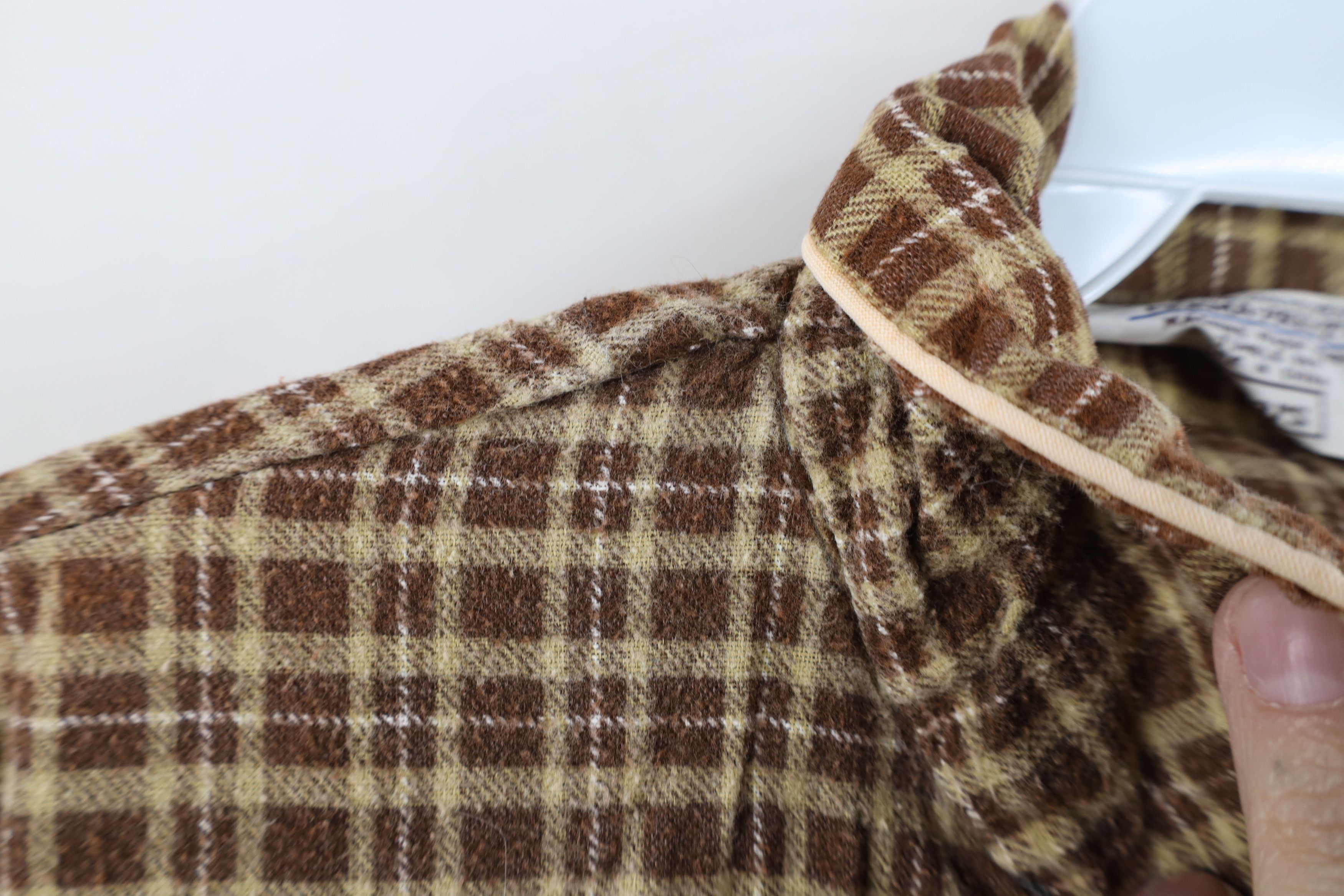 Vintage Vintage 70s Streetwear Button Sleep Pajamas Shirt Plaid Size US M / EU 48-50 / 2 - 5 Thumbnail