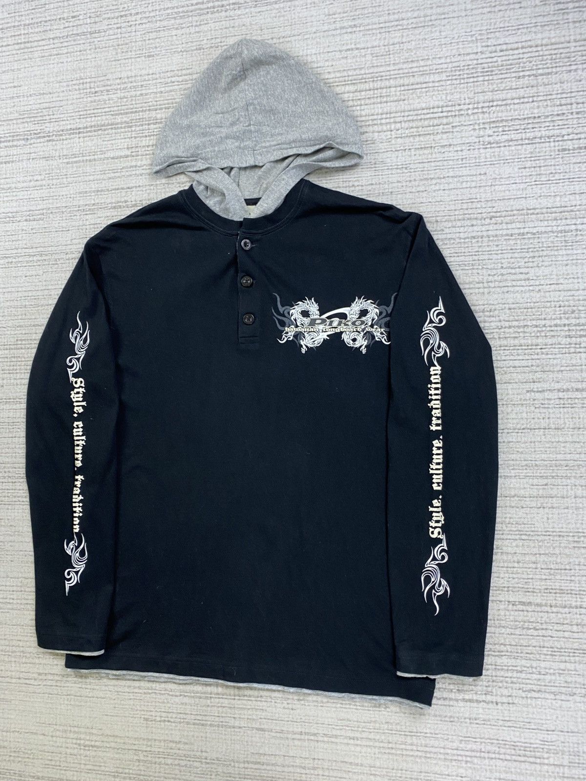 If Six Was Nine × Japanese Brand × Vintage Vintage Piko Dragonfly Full Printed Hoodie Jacket Size US M / EU 48-50 / 2 - 4 Thumbnail