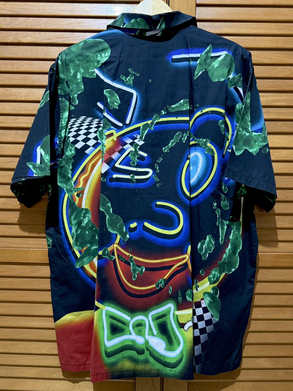 Travis Scott Travis Scott Cactus Jack Neon Sign Hawaiian Shirt Black Size US XXL / EU 58 / 5 - 3 Thumbnail
