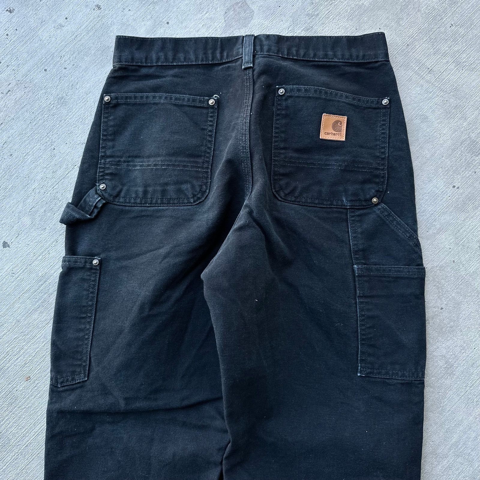 Carhartt × Vintage Carhartt black double knee work wear carpenter pants Size US 28 / EU 44 - 6 Thumbnail