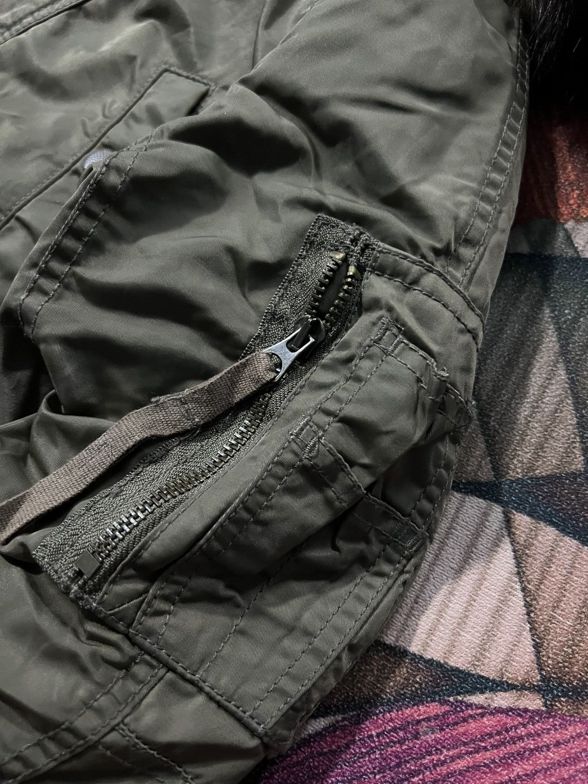 If Six Was Nine × Le Grande Bleu (L.G.B.) Vintage 2000’s G.O.A Military Parka Fur Jacket Size US S / EU 44-46 / 1 - 20 Thumbnail