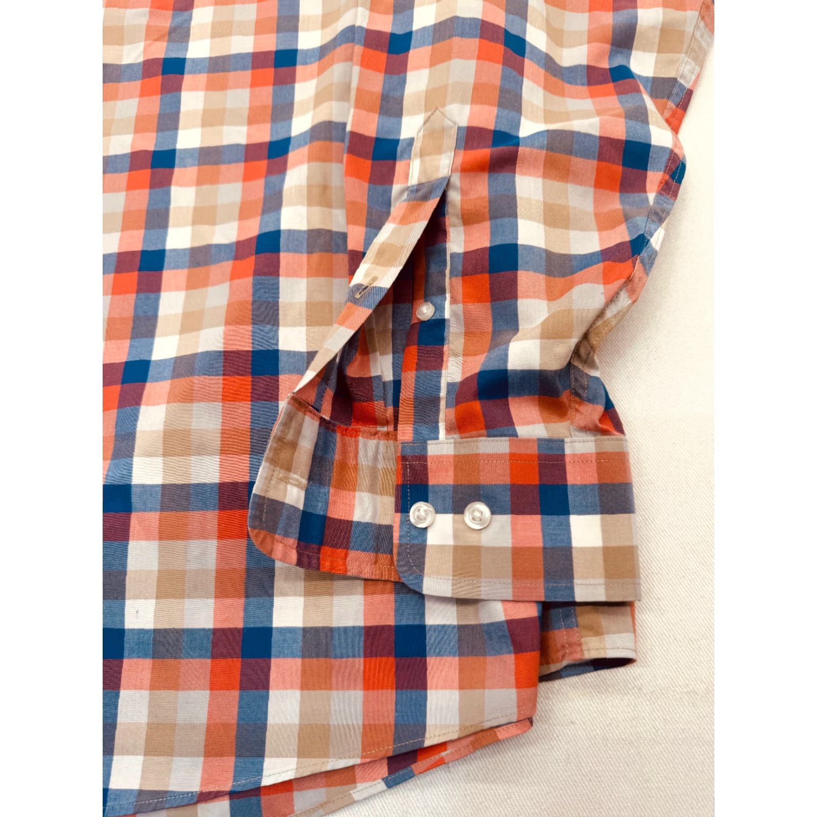 Jos. A. Bank VINTAGE JOS A. BANK Long Sleeve Button Up Mens XL Checked Shirt Travelers Collection 2826 Size US XL / EU 56 / 4 - 5 Thumbnail