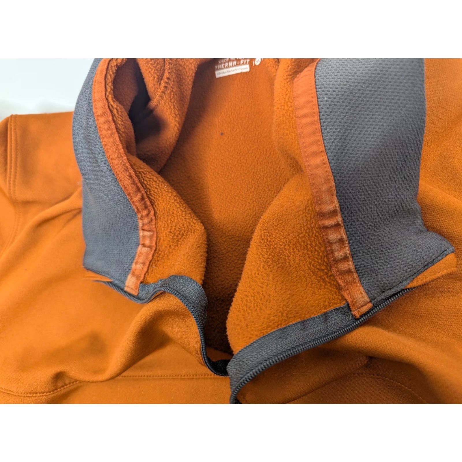 Nike Nike Golf 1/4 Zip Pullover Mens XL Orange Lightweight Therma-Fit Pullover 1/4 Zip Nike Golf Mens XL Orange Lightweight Therma Fit Size US XL / EU 56 / 4 - 7 Thumbnail