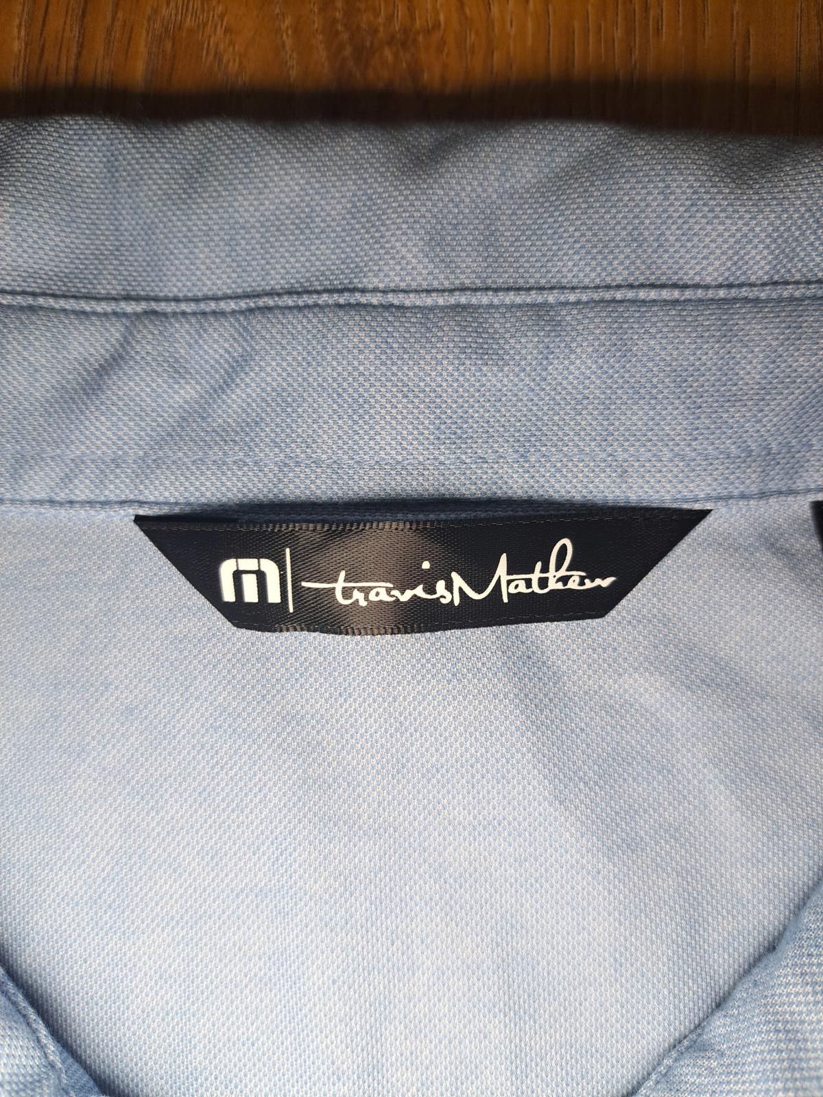 TravisMathew GOLF Travis Mathew Polo Shirt Blue XL Pima Cotton Blend Size US XL / EU 56 / 4 - 2 Thumbnail