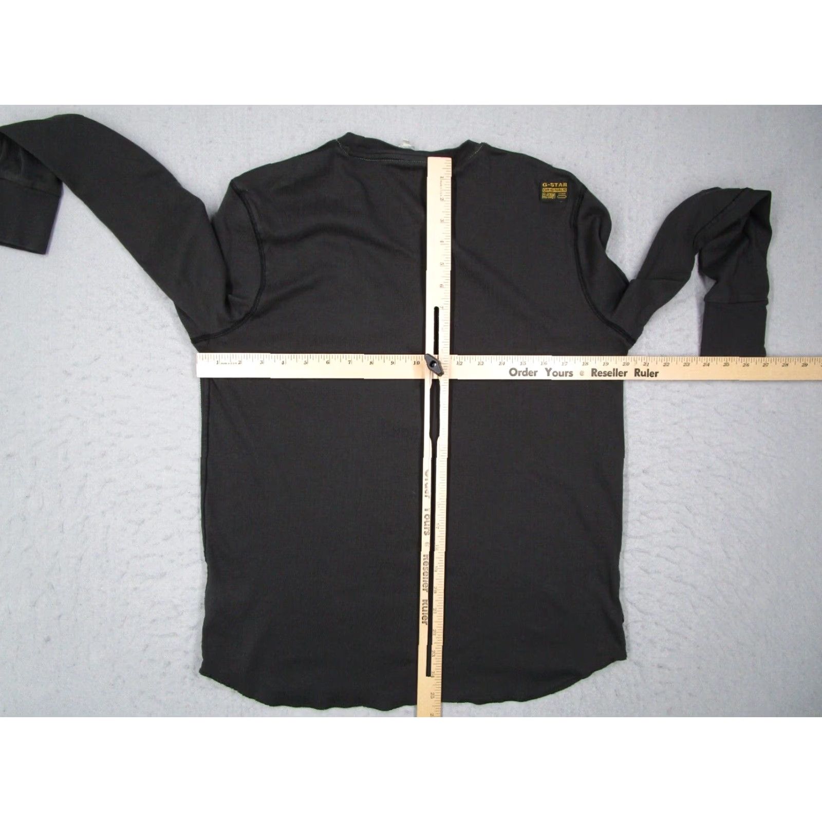 G-Star G-Star Henley Shirt Mens XL Gray Long Sleeve Size US XL / EU 56 / 4 - 6 Thumbnail