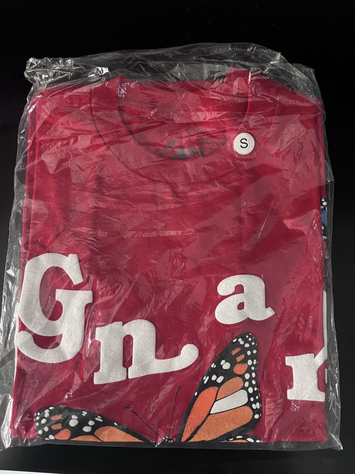 Gnarcotic × Streetwear Lil Gnar Butterfly Tee Red Sz Smal