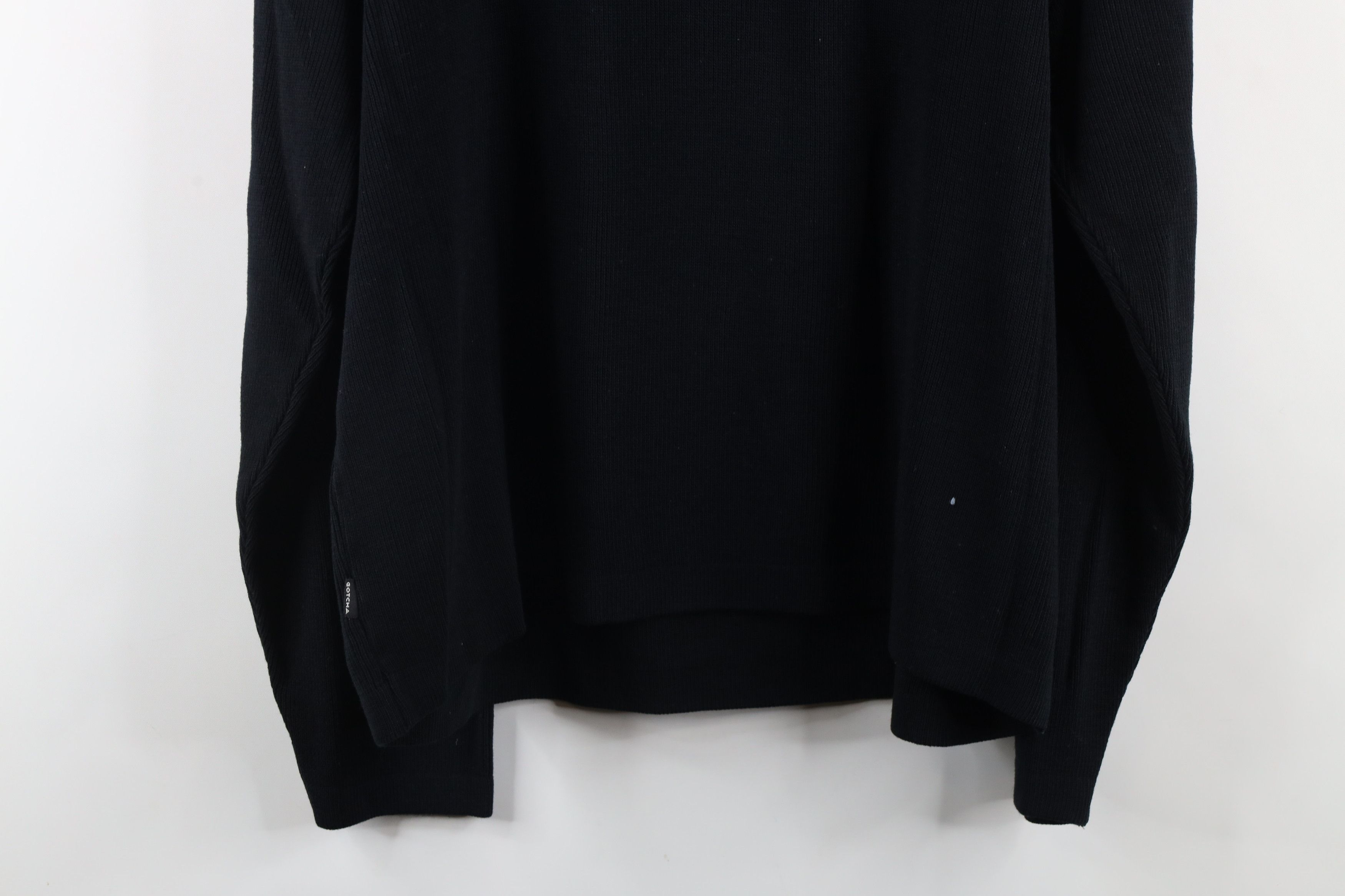 Gotcha × Vintage Vintage 90s Gotcha Surfing Knit Crewneck Sweater Black Size US L / EU 52-54 / 3 - 10 Thumbnail