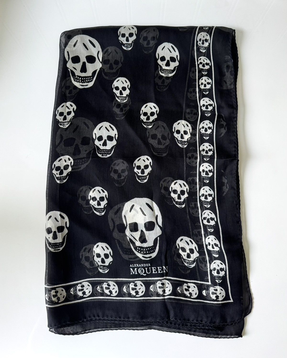 Alexander McQueen Alexander McQueen Skull Scarf Size ONE SIZE - 5 Thumbnail