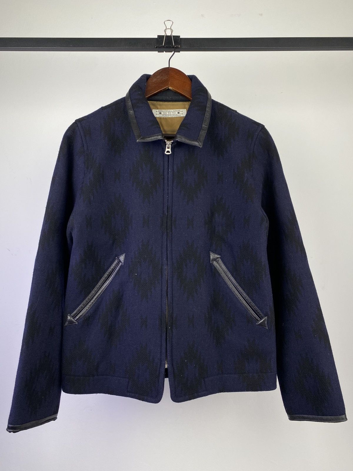 Sasquatchfabrix Sasquatchfabrix Wool Blouson Navajo Print Jacket Japan Size US M / EU 48-50 / 2 - 1 Thumbnail