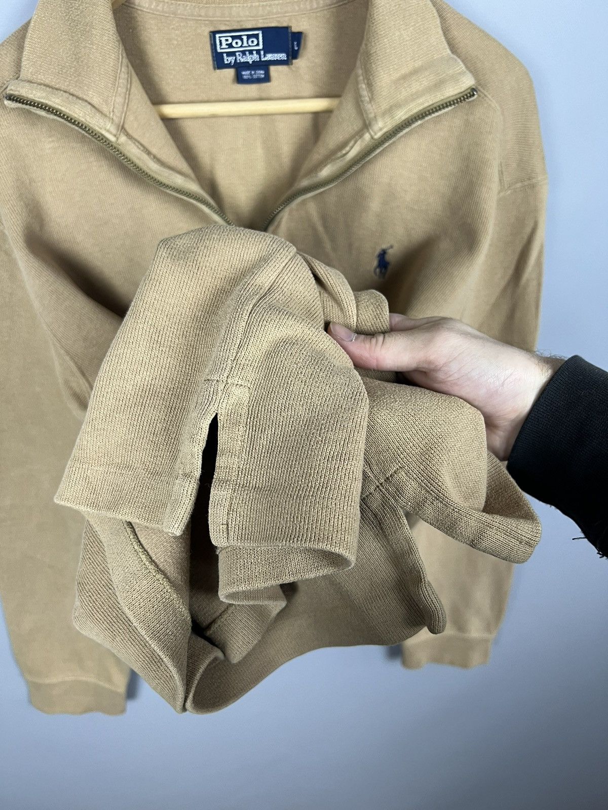 Polo Ralph Lauren (L) Polo Ralph Lauren Vintage Sweater Zip 1/4 Size US L / EU 52-54 / 3 - 7 Thumbnail