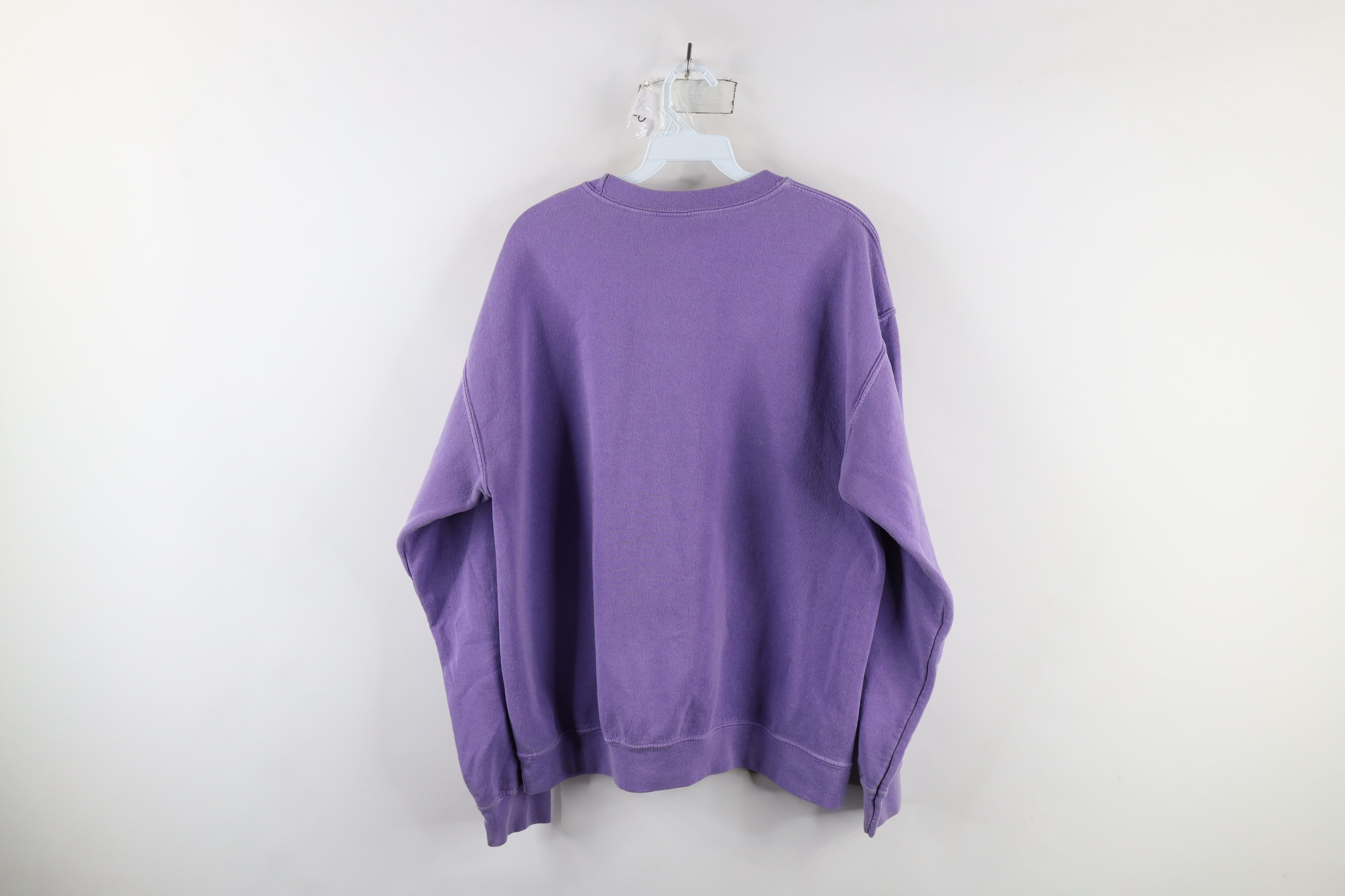 Vintage Vintage 90s Out Boyne Mountain Crewneck Sweatshirt Purple Size L / US 10 / IT 46 - 7 Thumbnail