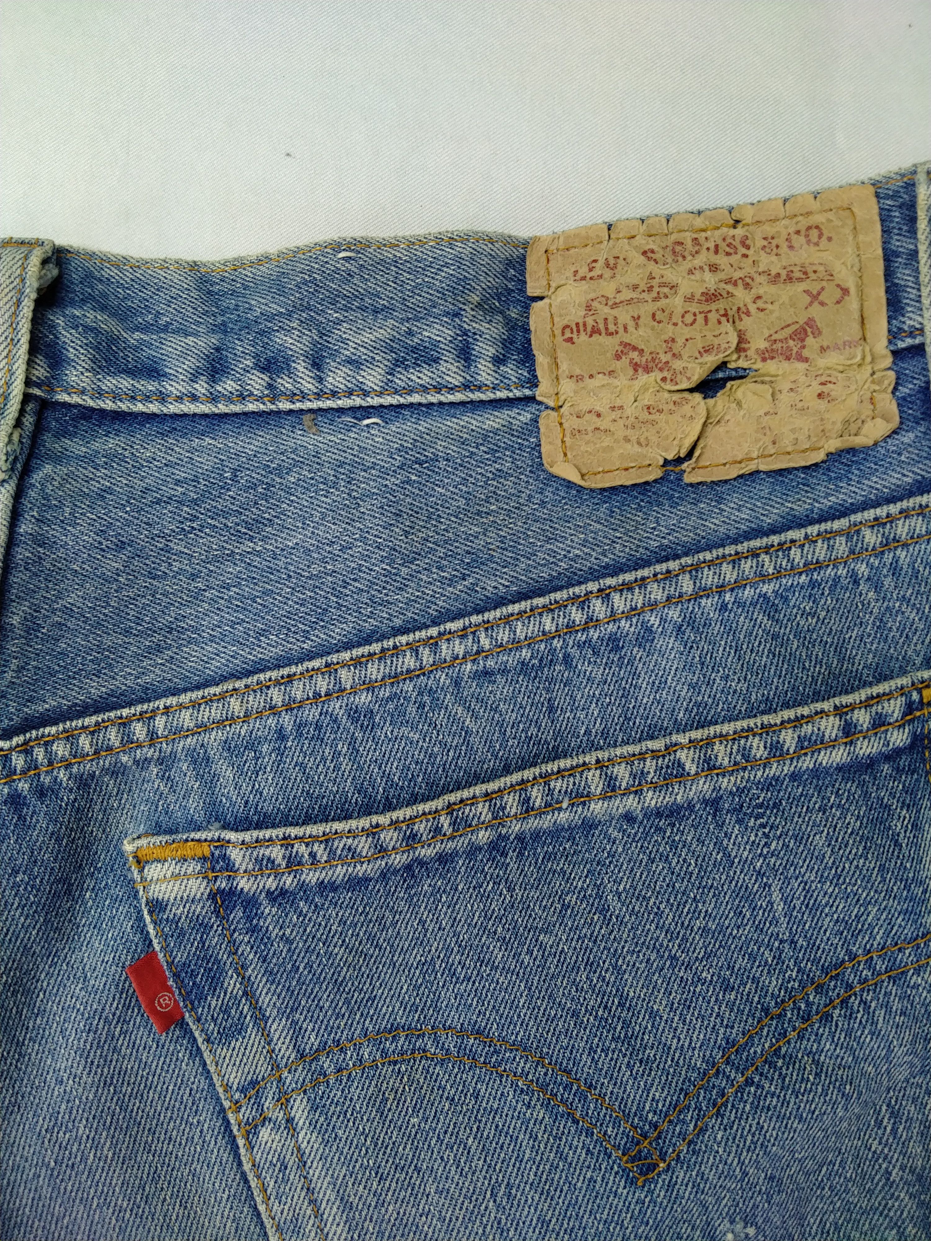 Levi's 90s Blue Wash Vintage Levi's 501 Denim 36x26 -JN770 Size US 36 / EU 52 - 10 Thumbnail