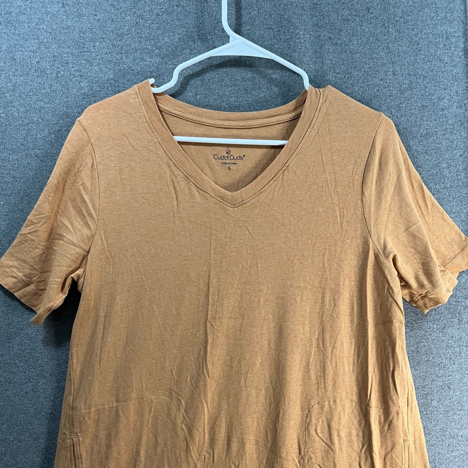 Other Cuddl Duds Cotton Core V-Neck Dress Honey Size Small Size S / US 4 / IT 40 - 5 Thumbnail