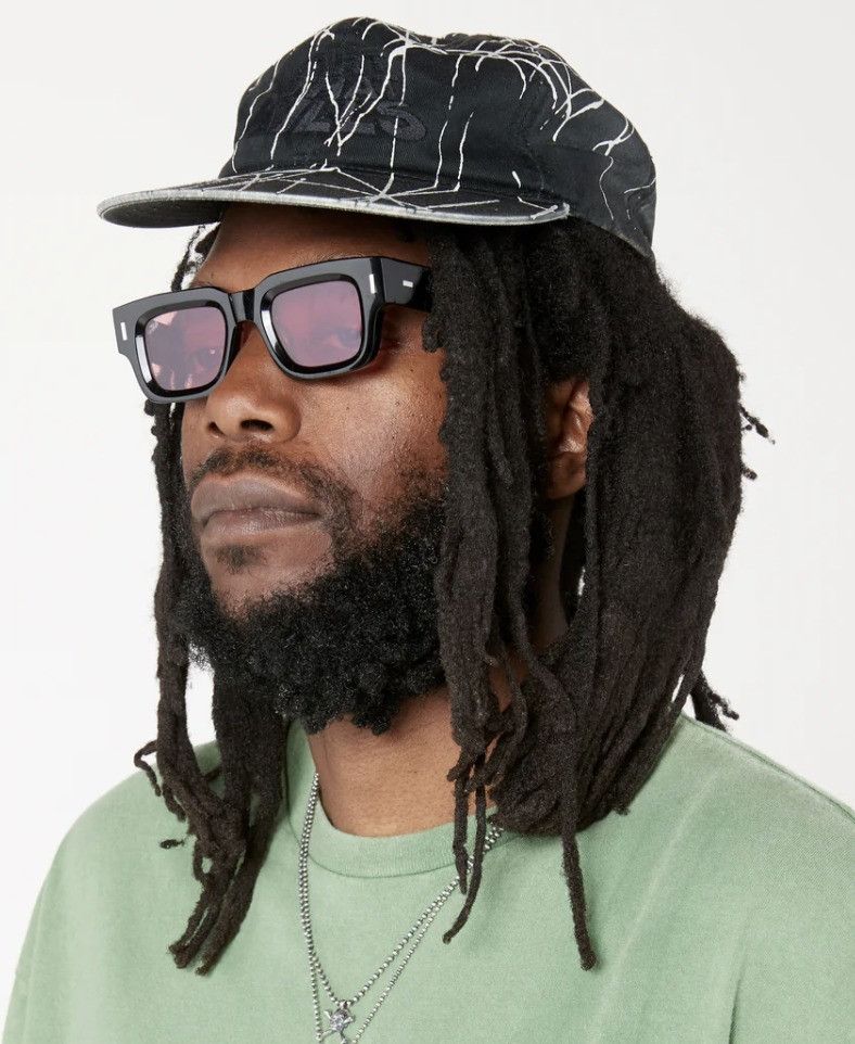 Gallery Dept. o1mle0725 Size: OS / Atk Paint Stripe Hat / Cap in Black Size ONE SIZE - 5 Thumbnail