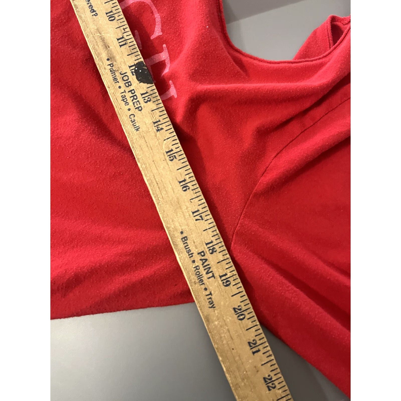 Victoria's Secret Victoria's Secret Top Shirt XL Long Sleeve Red Knit Polyester Round Neck Pullover Casual Ladies Seasonal Love Vintage: No Size XL / US 12-14 / IT 48-50 - 5 Thumbnail