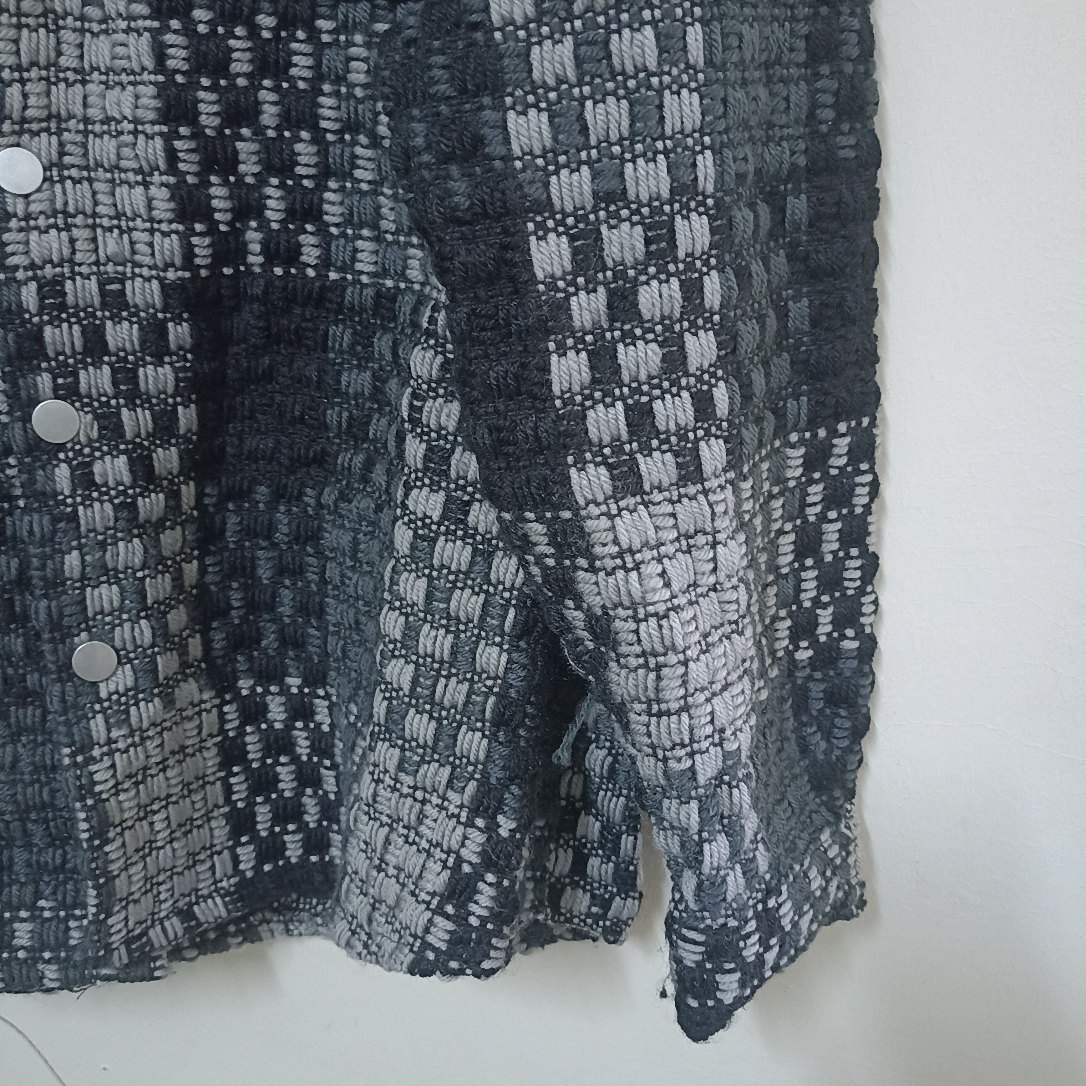 Other Essentials Rank One Checked Cardigan Jacket Knit Size US XXL / EU 58 / 5 - 8 Thumbnail