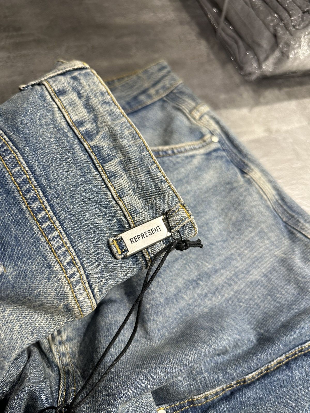 Represent Clo. Represent R3 Cargo Denim Jeans Size US 32 / EU 48 - 4 Thumbnail