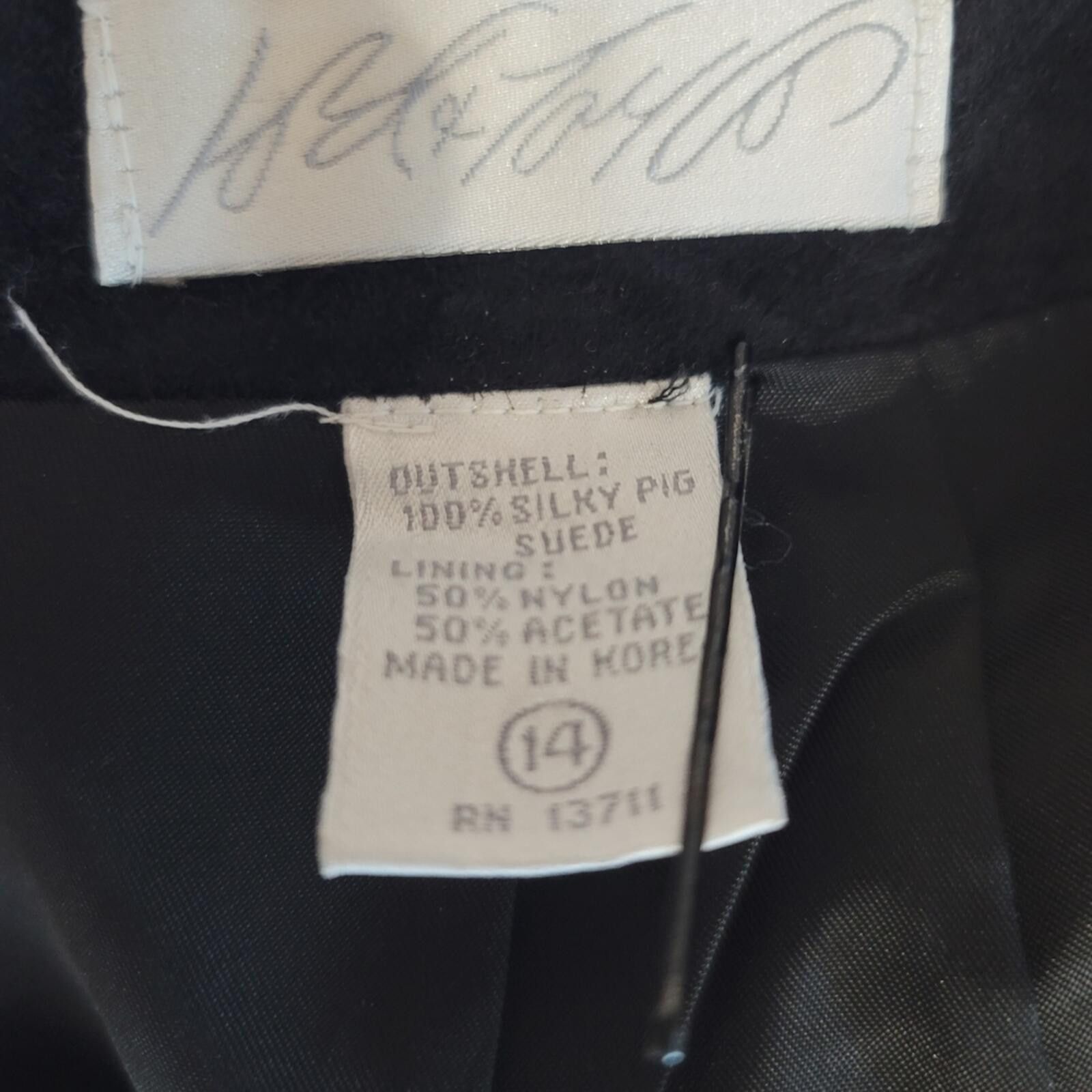 Lord & Taylor Lord & Taylor Vintage Silky Pig Suede Skirt Sz 14 Old Money Size 36" / US 14 / IT 50 - 2 Thumbnail