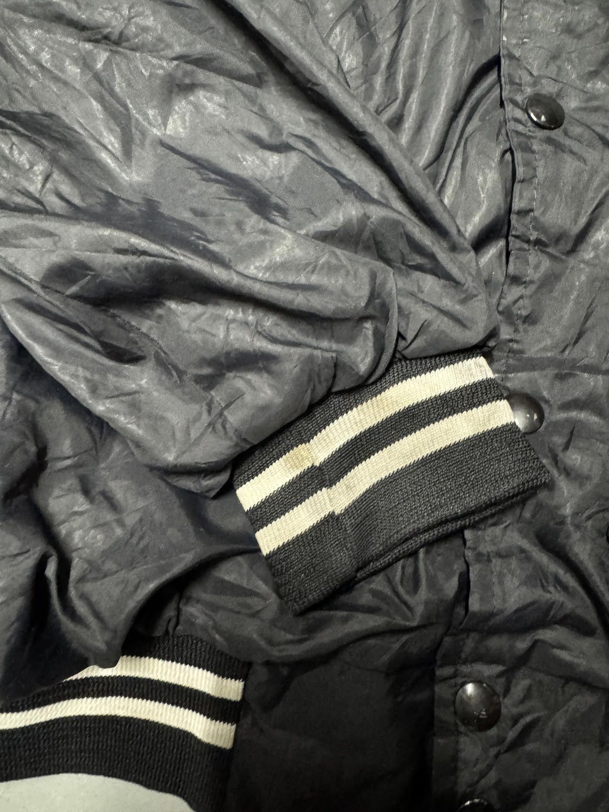 Auburn Sportswear Vintage Black Marketplace Jacket with Striped Cuffs Size US XL / EU 56 / 4 - 5 Thumbnail