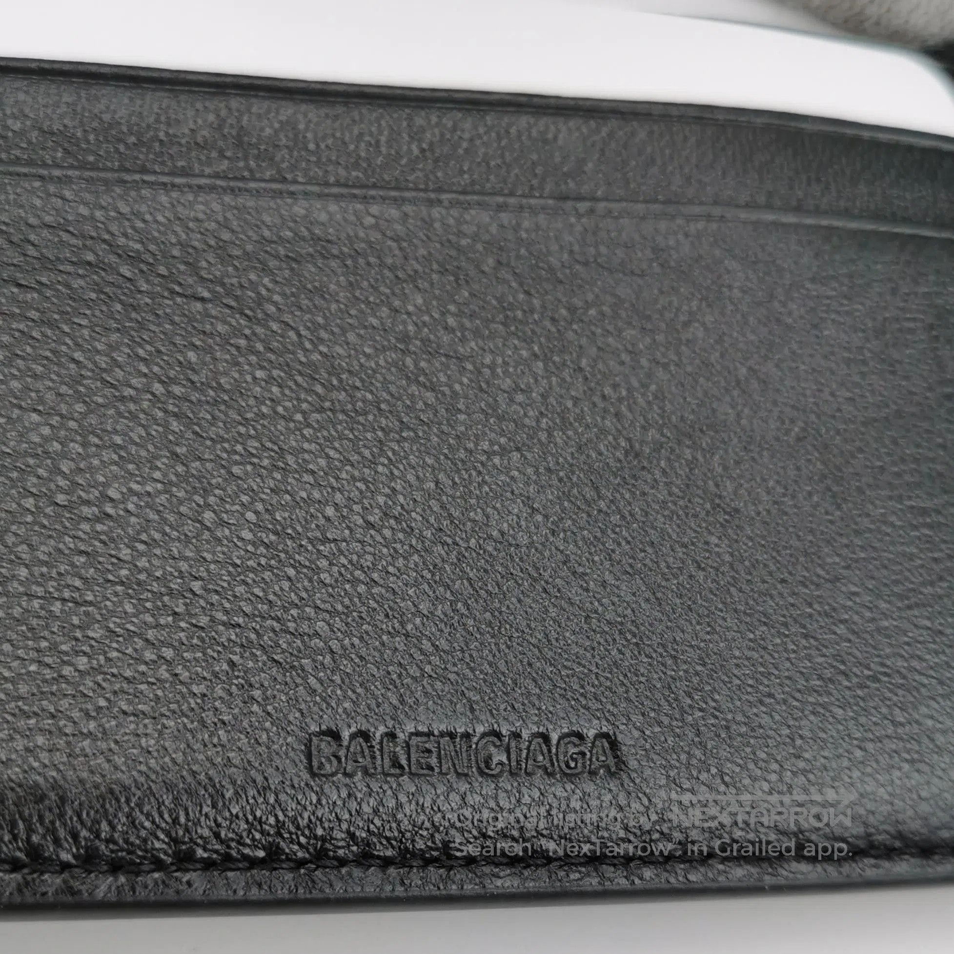 Balenciaga Balenciaga Leather Letter Logo Bifold Wallet. Size ONE SIZE - 6 Thumbnail