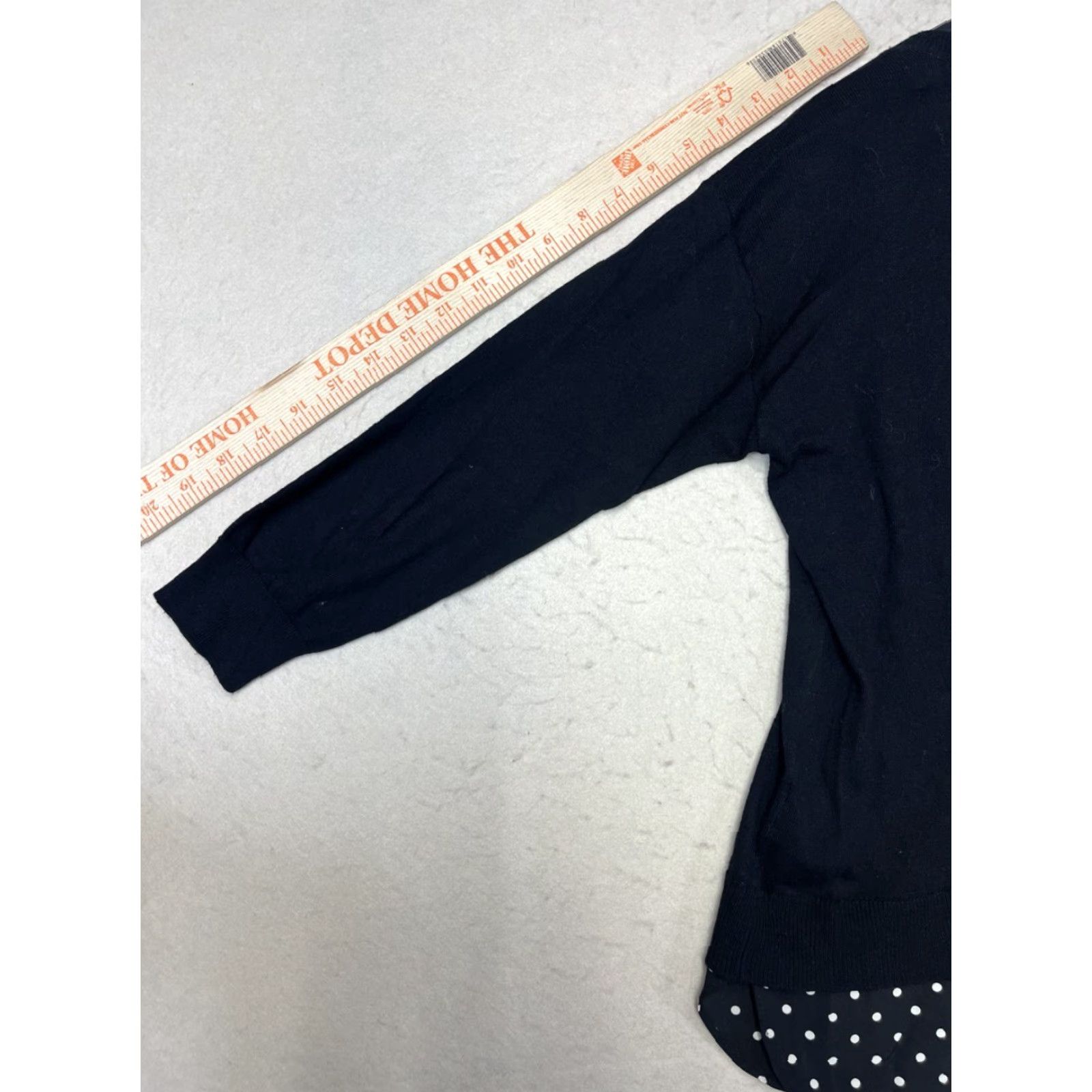 Ralph Lauren Ralph Lauren Blouse Shirt Top Small Long Sleeve Black Chiffon Crew Neck Button Classic Elegant Women Shirt Lifestyle Office Size S / US 4 / IT 40 - 5 Thumbnail