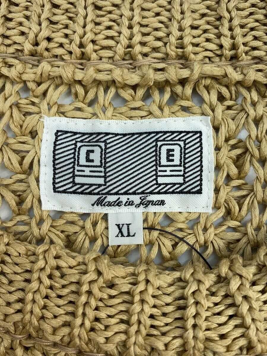 Cav Empt Brown Cotton Loose Net Knit Made In Japan Size US XL / EU 56 / 4 - 4 Thumbnail