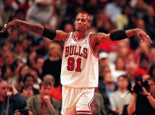 Adidas × NBA × Vintage Vintage Harwood Classics x Adidas Chicago Bulls Rodman Jerse Size US M / EU 48-50 / 2 - 2 Thumbnail
