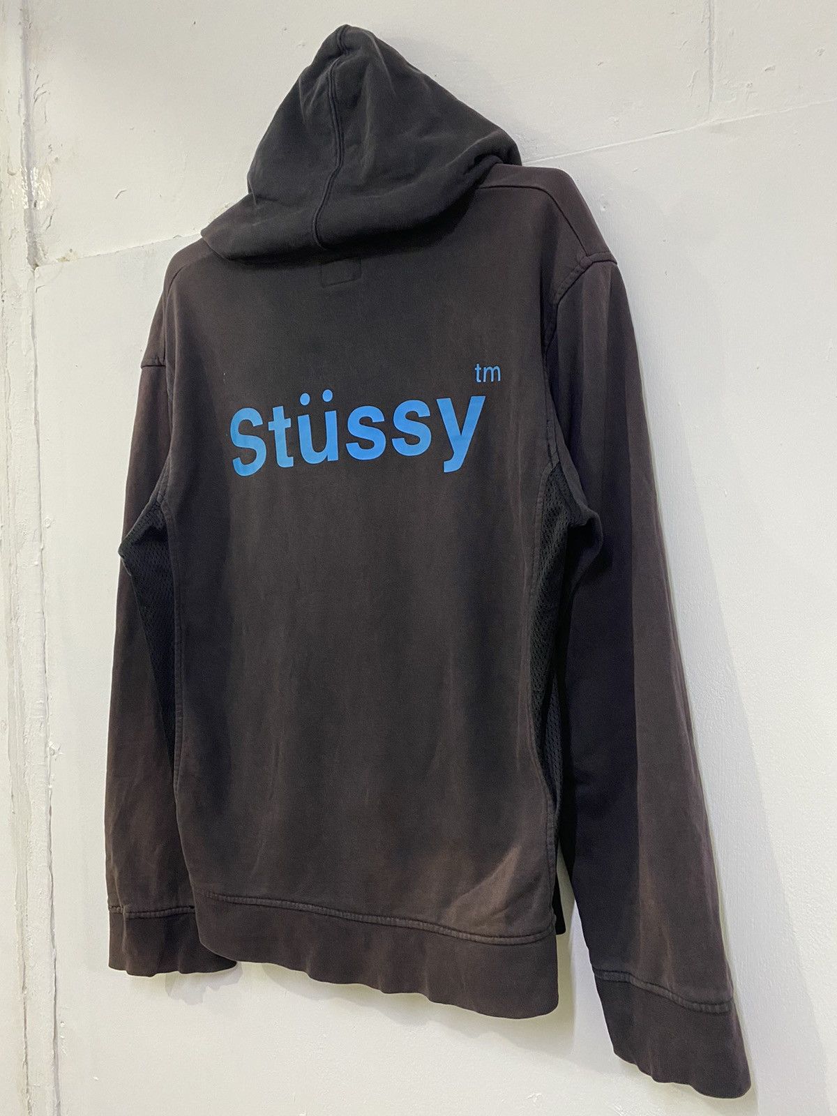 Stussy 💥STUSSY BASIC SPELL OUT SUNFADED HOODIE Size US M / EU 48-50 / 2 - 3 Thumbnail