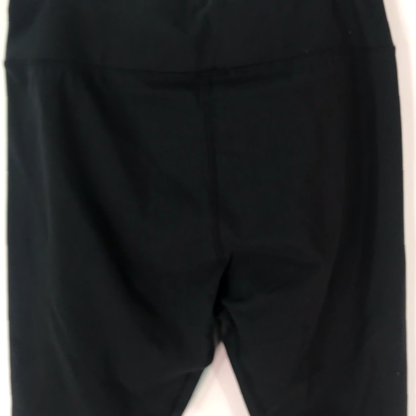 Vintage First Way Womens Black Yoga Pant Pull On Slim Skinny Size L 28 in Inseam 28 - 70% Polyester 30% Elastane Activewear Casual Size 26" / US 2 / IT 38 - 3 Thumbnail
