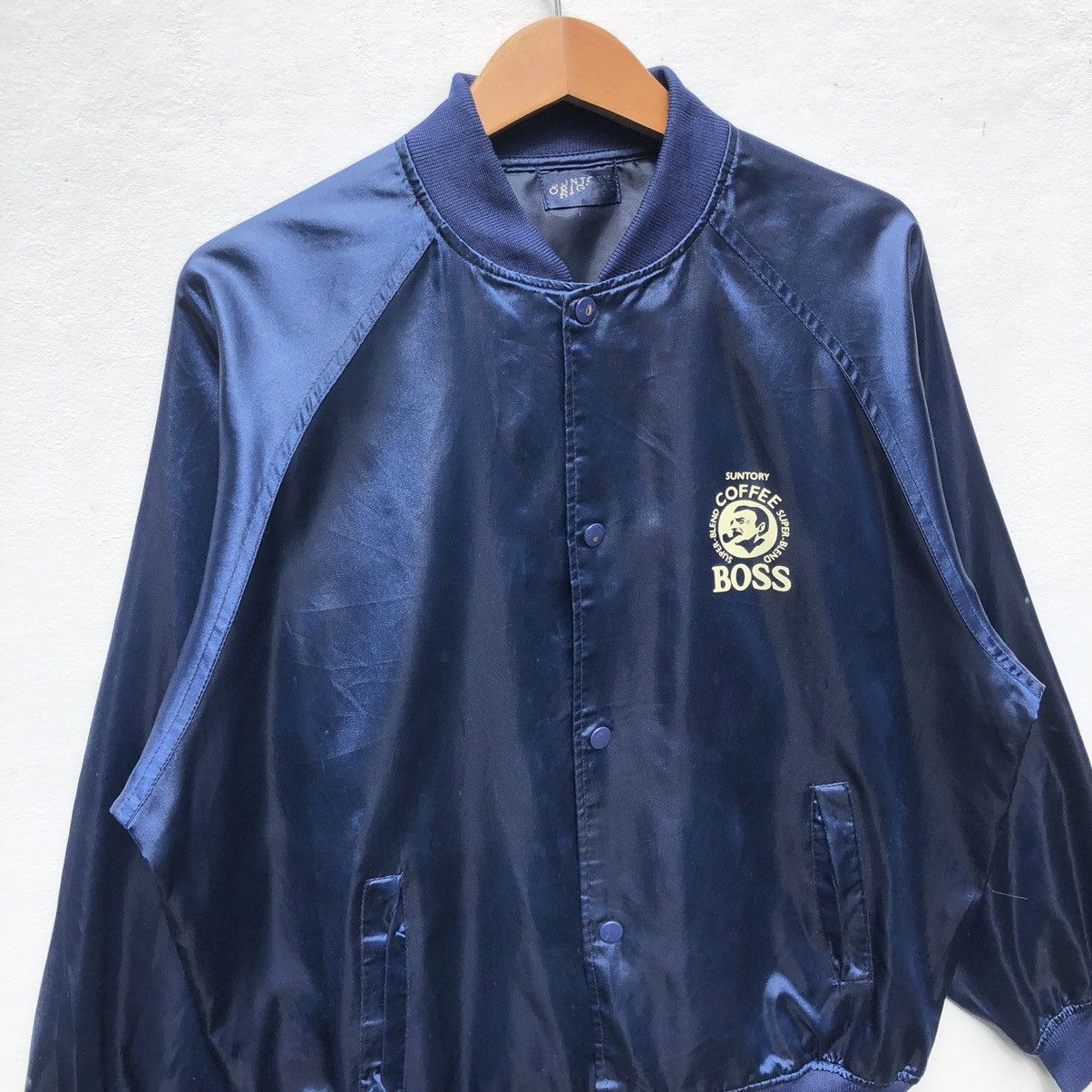 Vintage Vintage Suntory Coffee Boss Varsity Jacket Spellout Back Hit Size US L / EU 52-54 / 3 - 7 Thumbnail