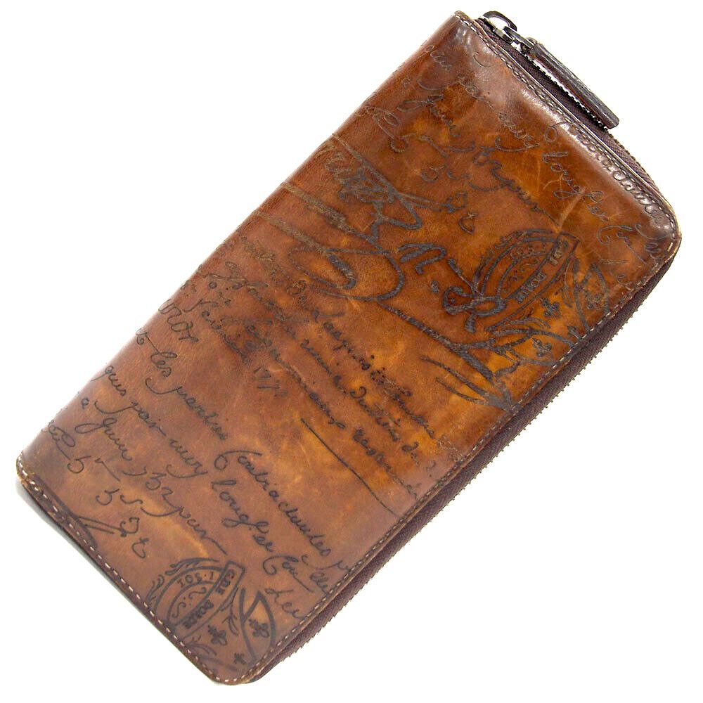 Berluti Berluti Zipped Long wallet Scritto Itauba BIFOLD Size ONE SIZE - 1 Thumbnail