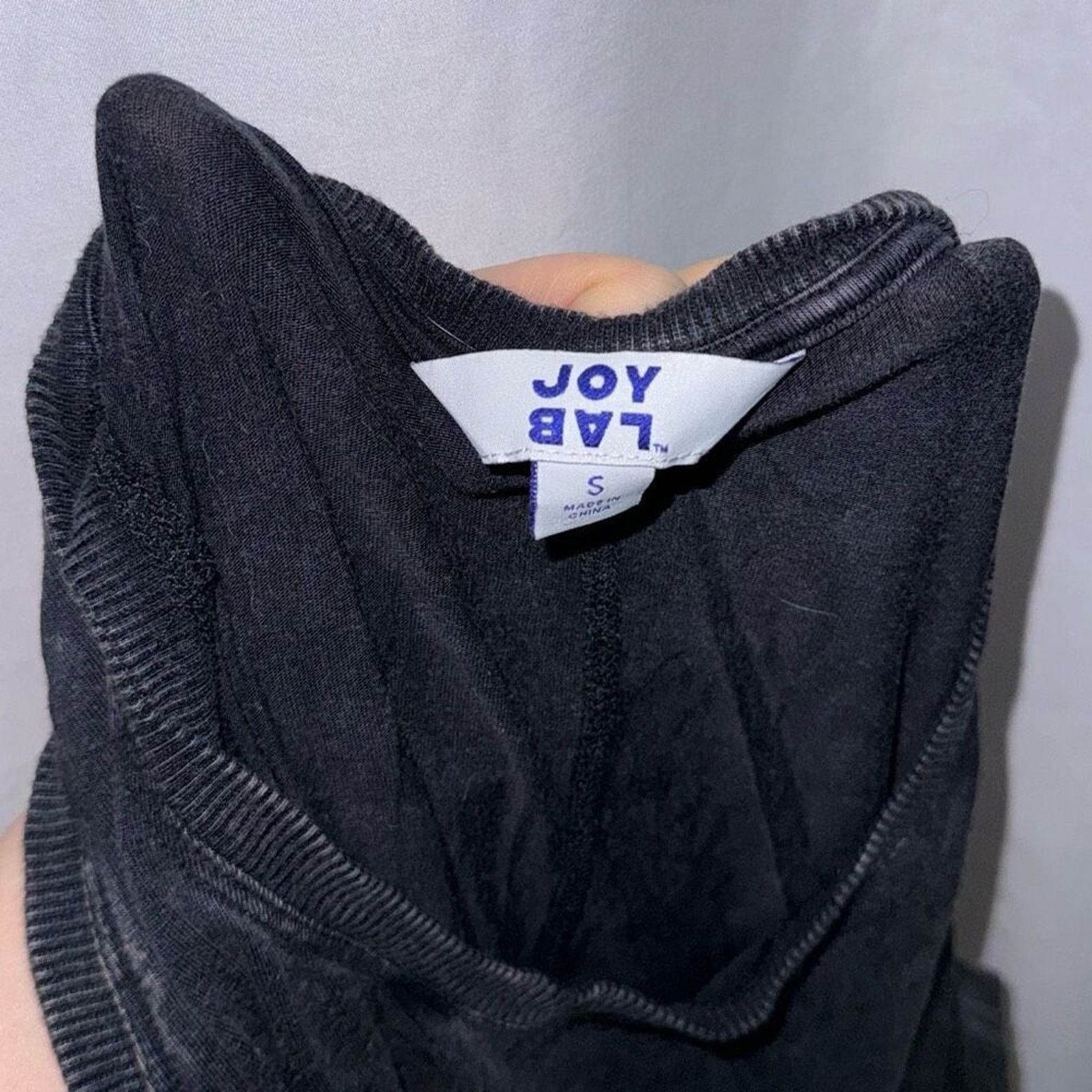 Other Joy Lab Charcoal Black Gray Tank Top with Open Sides | Sz S Size S / US 4 / IT 40 - 6 Thumbnail