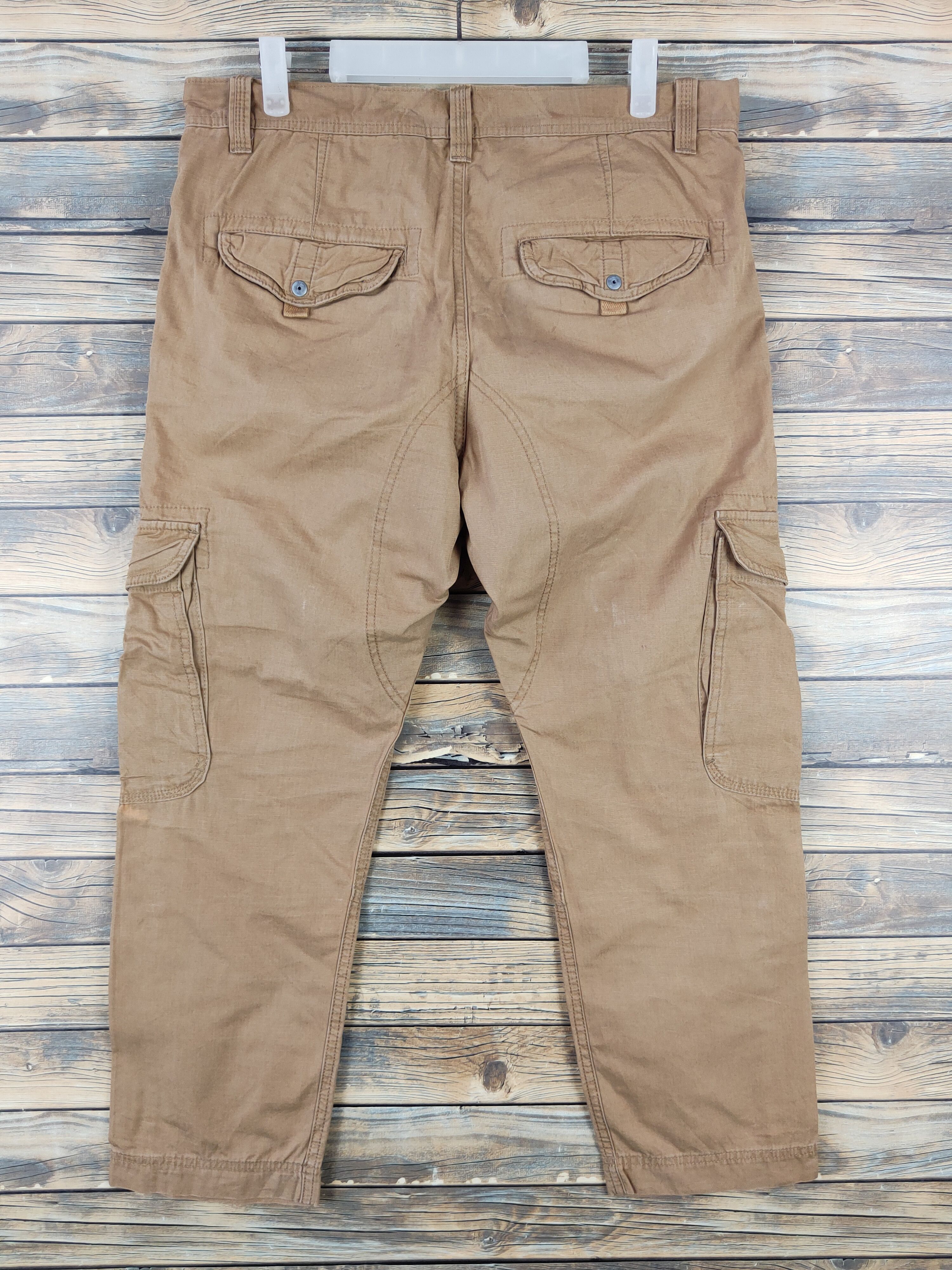 Gap DLL Gap Brown Multipocket Tactical Cargo Pants #516 Size US 33 - 7 Thumbnail