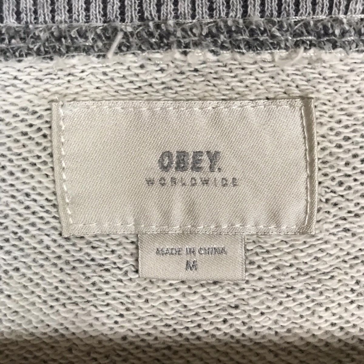 Obey Vintage Obey Spell Out Pullover Jumper Sweatshirt Size US M / EU 48-50 / 2 - 5 Thumbnail