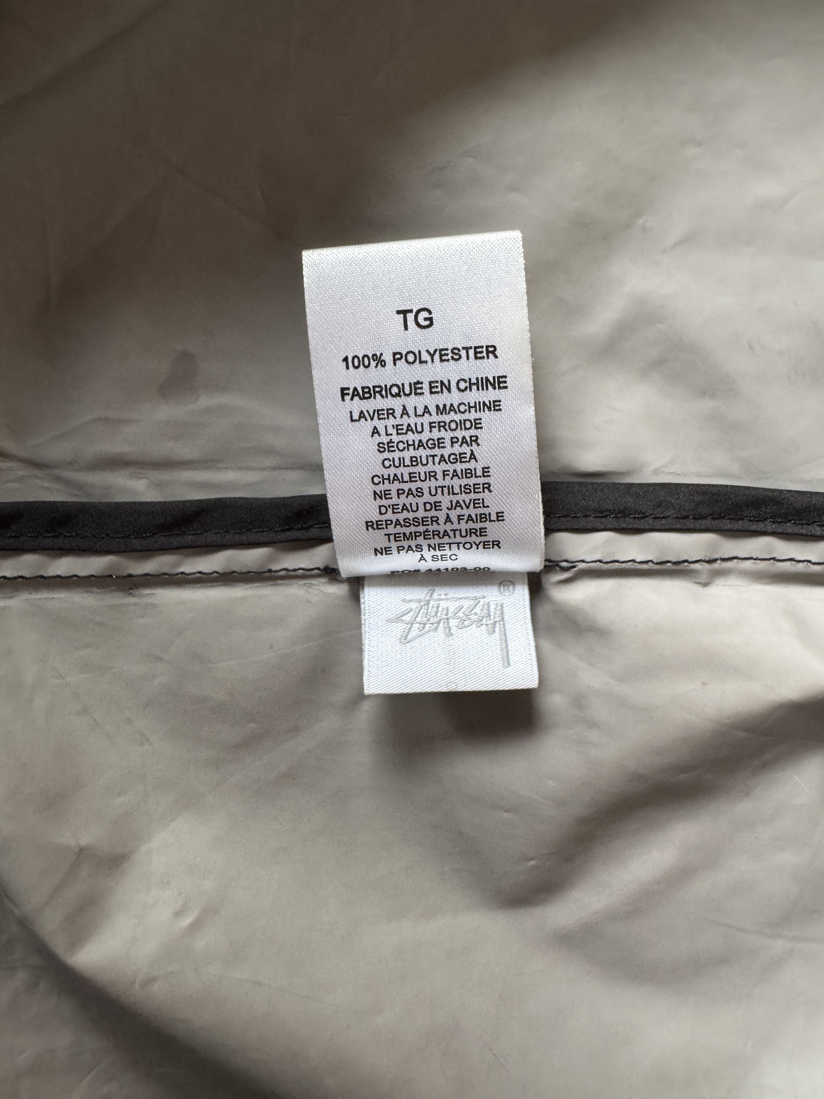 Stussy Spellout Long Hooded Coach Jacket Laguna Beach Rain Coat Size US XL / EU 56 / 4 - 3 Thumbnail