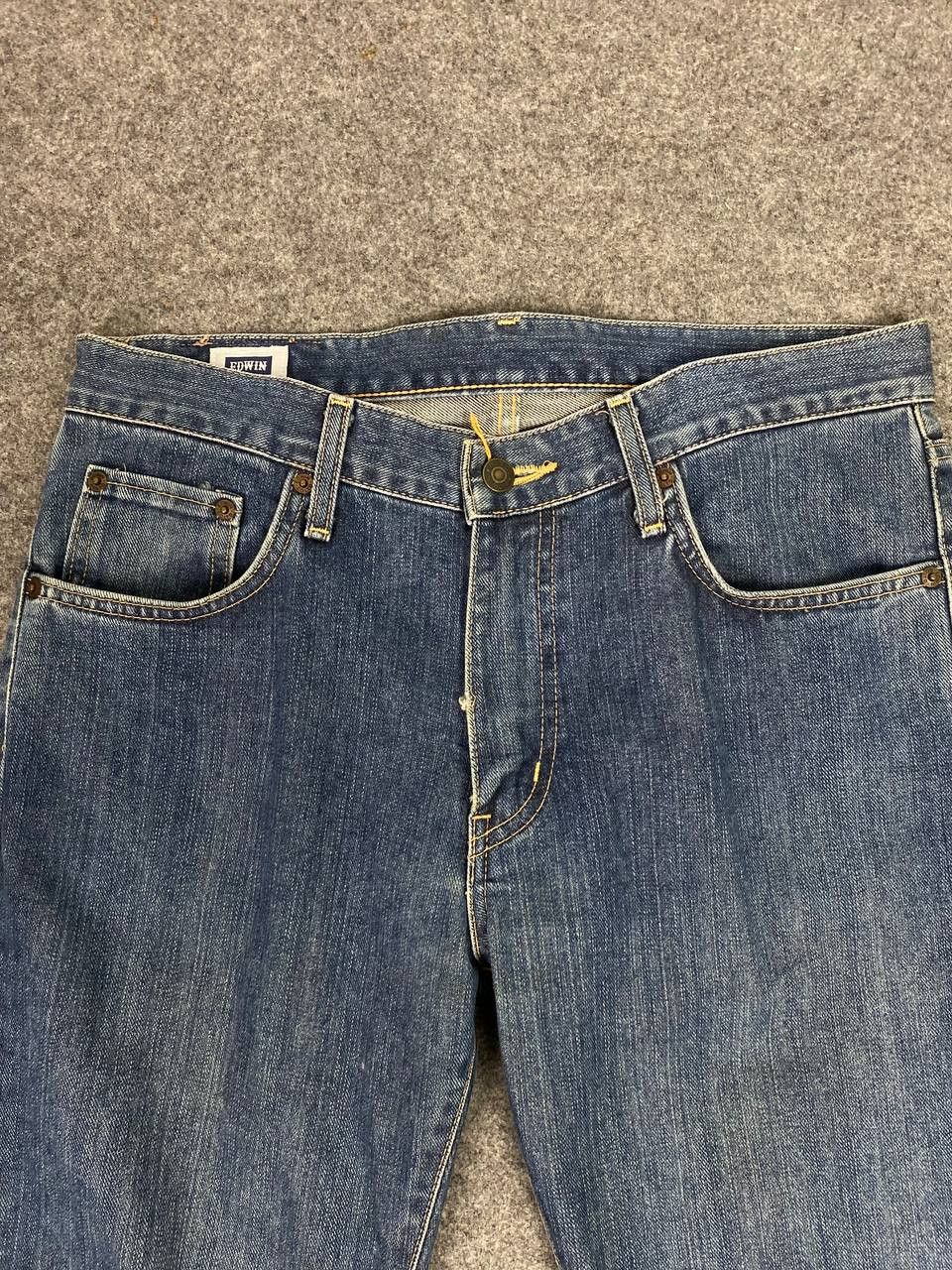 Edwin Vintage edwin 402 uneven fade denim nice design Size US 34 / EU 50 - 7 Thumbnail