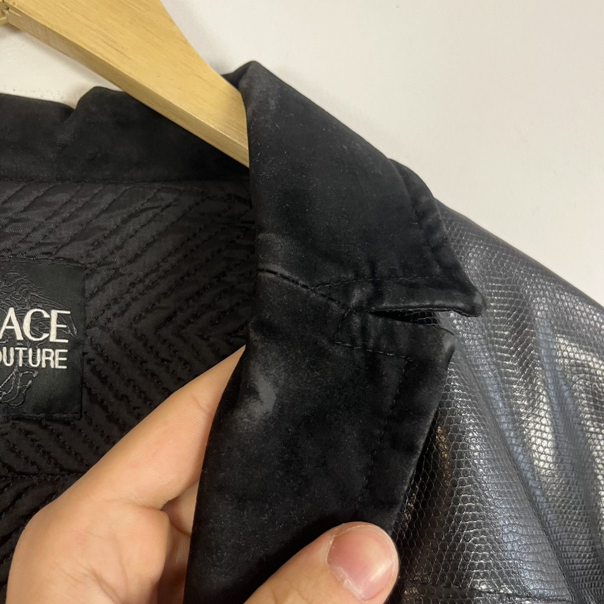 Versace Jeans Couture RARE Vintage Versace Jeans Couture Black Jacket Luxury M Size US M / EU 48-50 / 2 - 15 Thumbnail