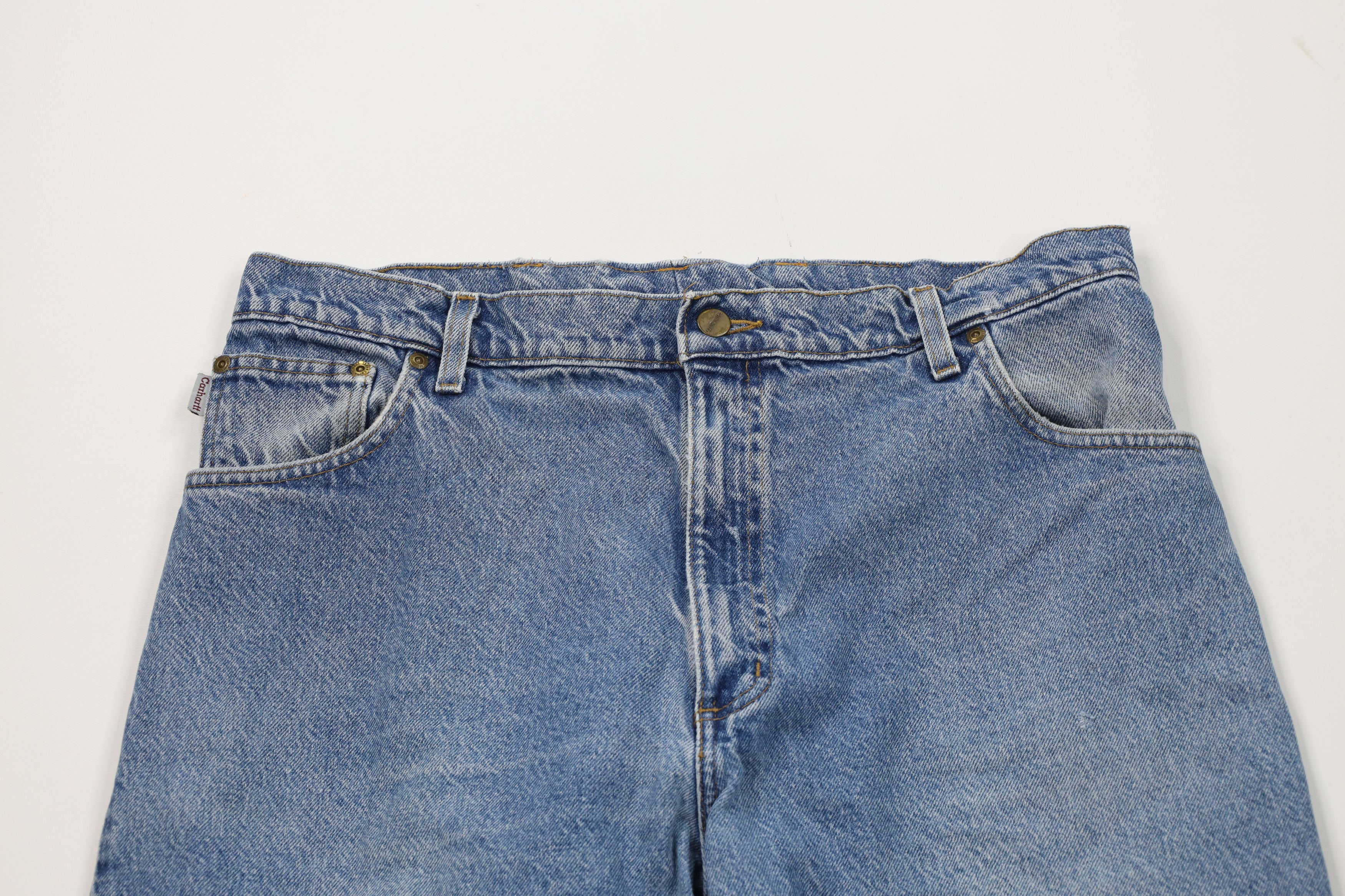 Carhartt Vintage Y2K 2000 Carhartt Relaxed Straight Leg Jeans Blue Size US 36 / EU 52 - 2 Thumbnail