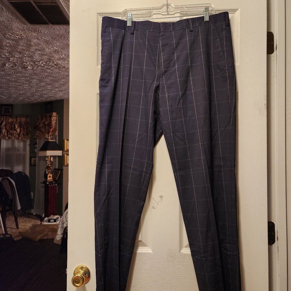 Murano Murano men's navy 69%polyester 29%viscose dress pants 38/32 Size 38L - 1 Thumbnail