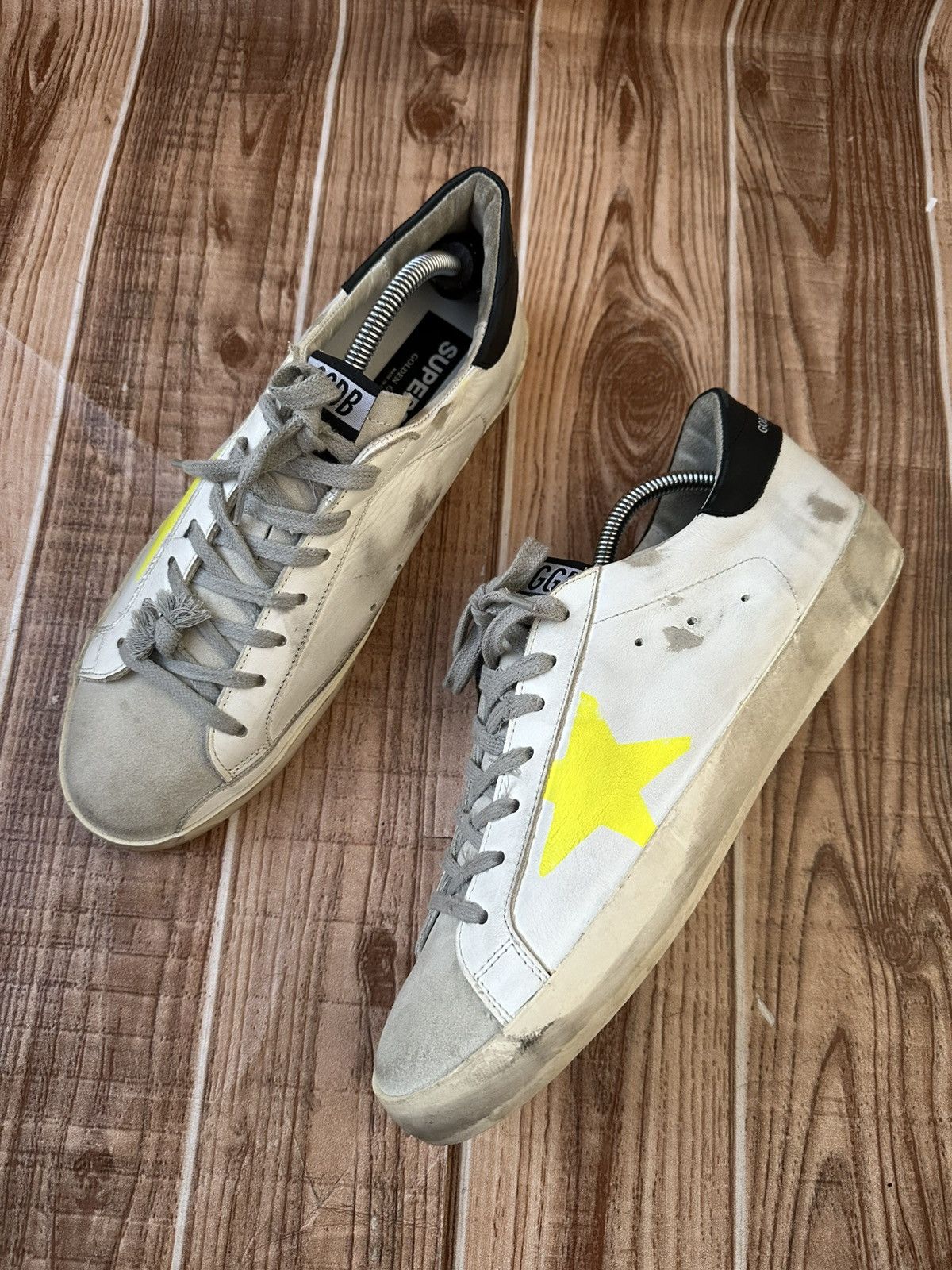 Golden Goose Golden Goose ‘Have a Golden Day’ White Leather/Suede Lowtops Size US 10 / EU 43 - 15 Thumbnail