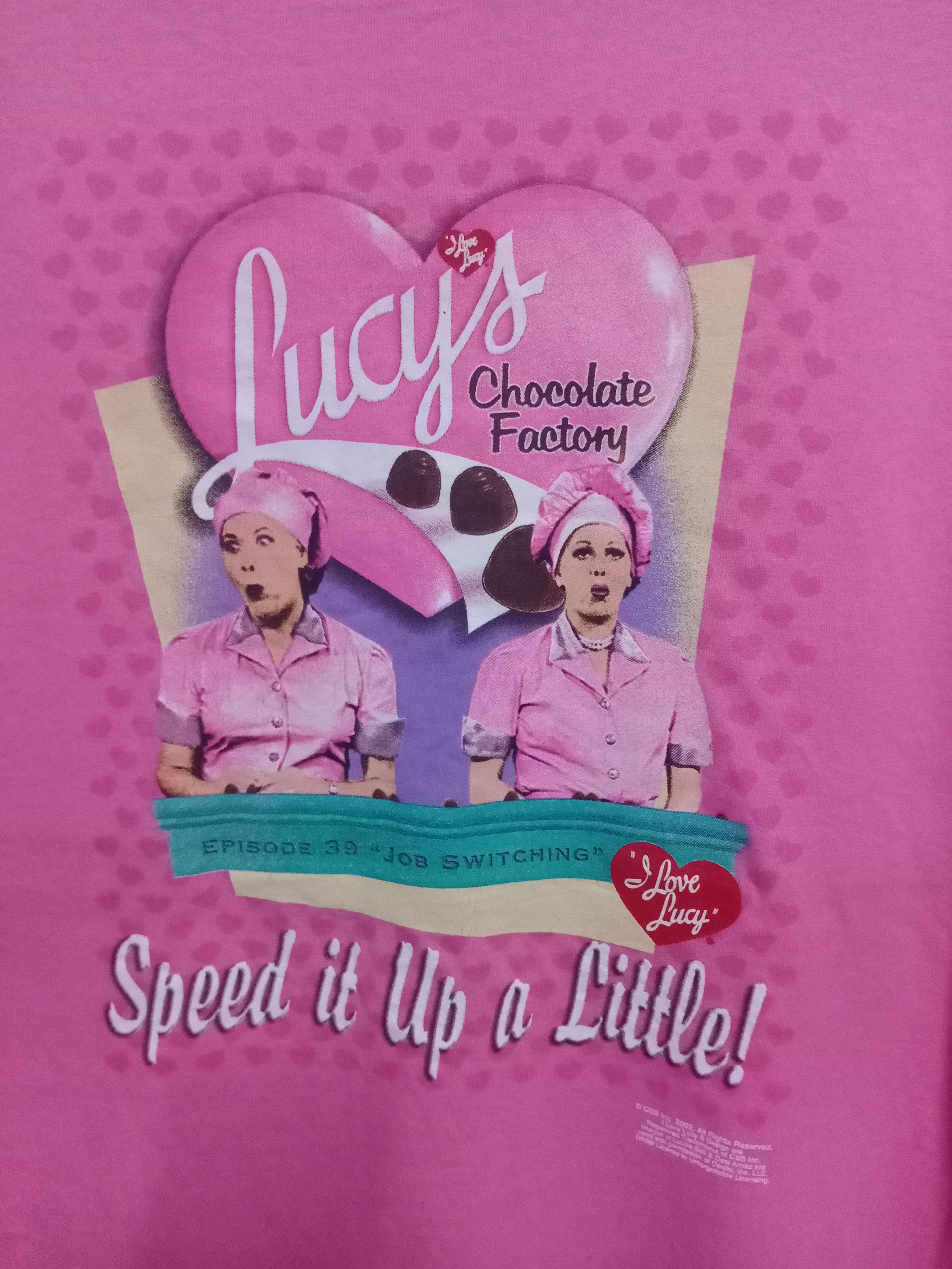 Vintage I love lucy(chocolate factory) Size US XXL / EU 58 / 5 - 5 Thumbnail