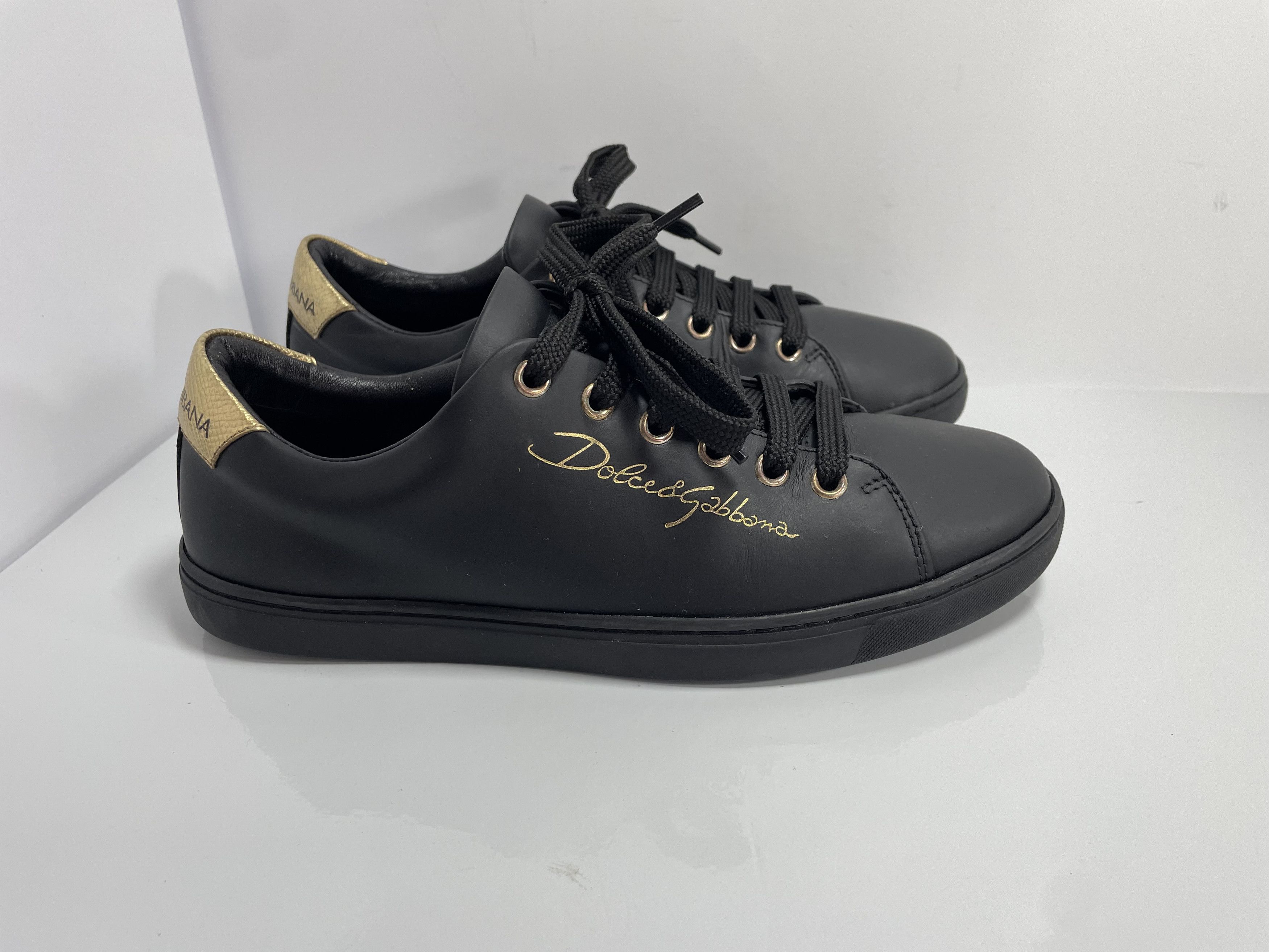 Dolce & Gabbana Dolce & Gabbana leather sneakers Size US 7 / IT 37 - 1 Thumbnail
