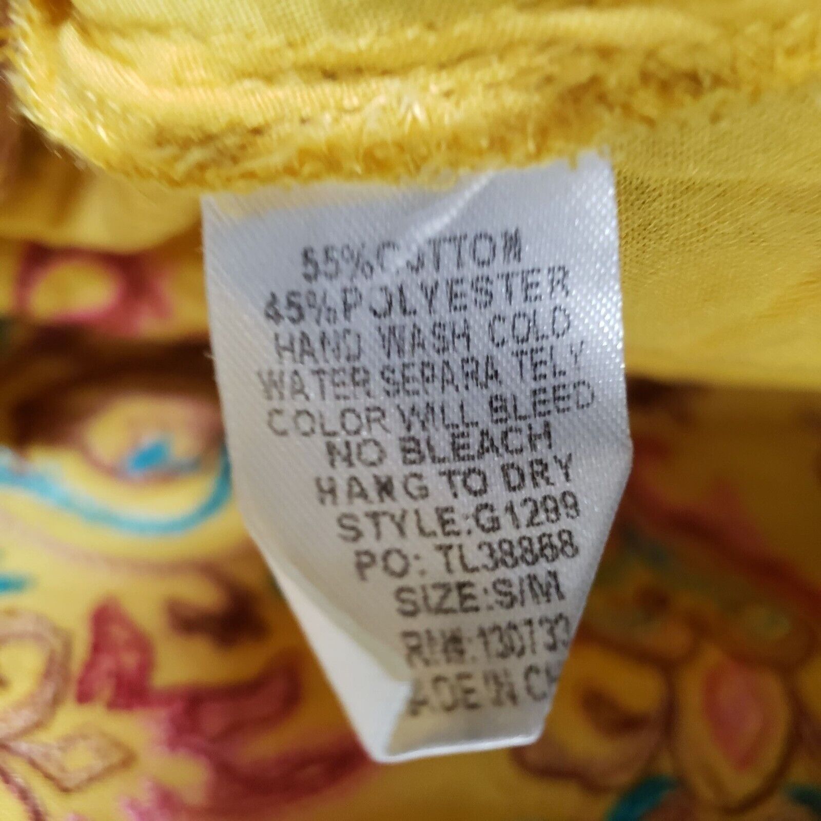 Designer Umgee Embroidered Oversized Cardigan Womens S/M Yellow Size M / US 6-8 / IT 42-44 - 6 Thumbnail